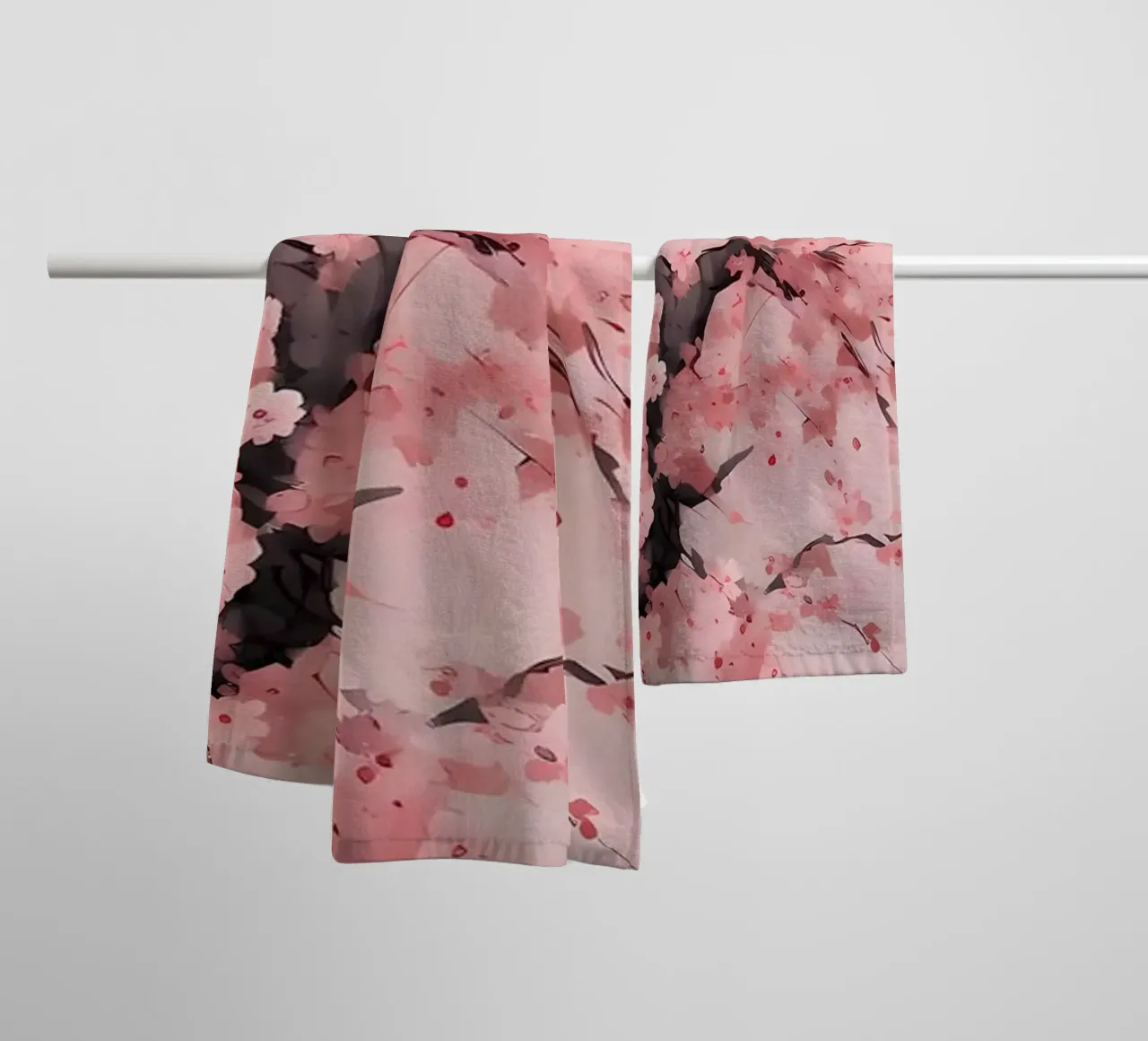 Albero dei ciliegi in fiore asciugamano da bagno da Rebecca Clark Wyrick