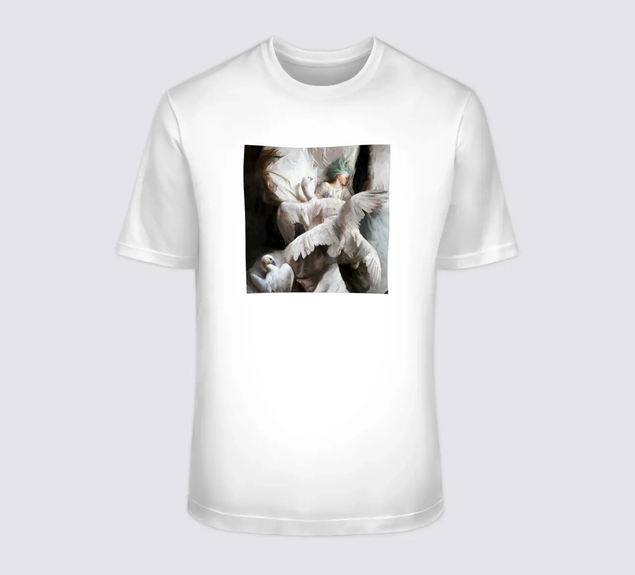 Guillermo Lorca L'approdo del cigno t-shirt da Birgitart