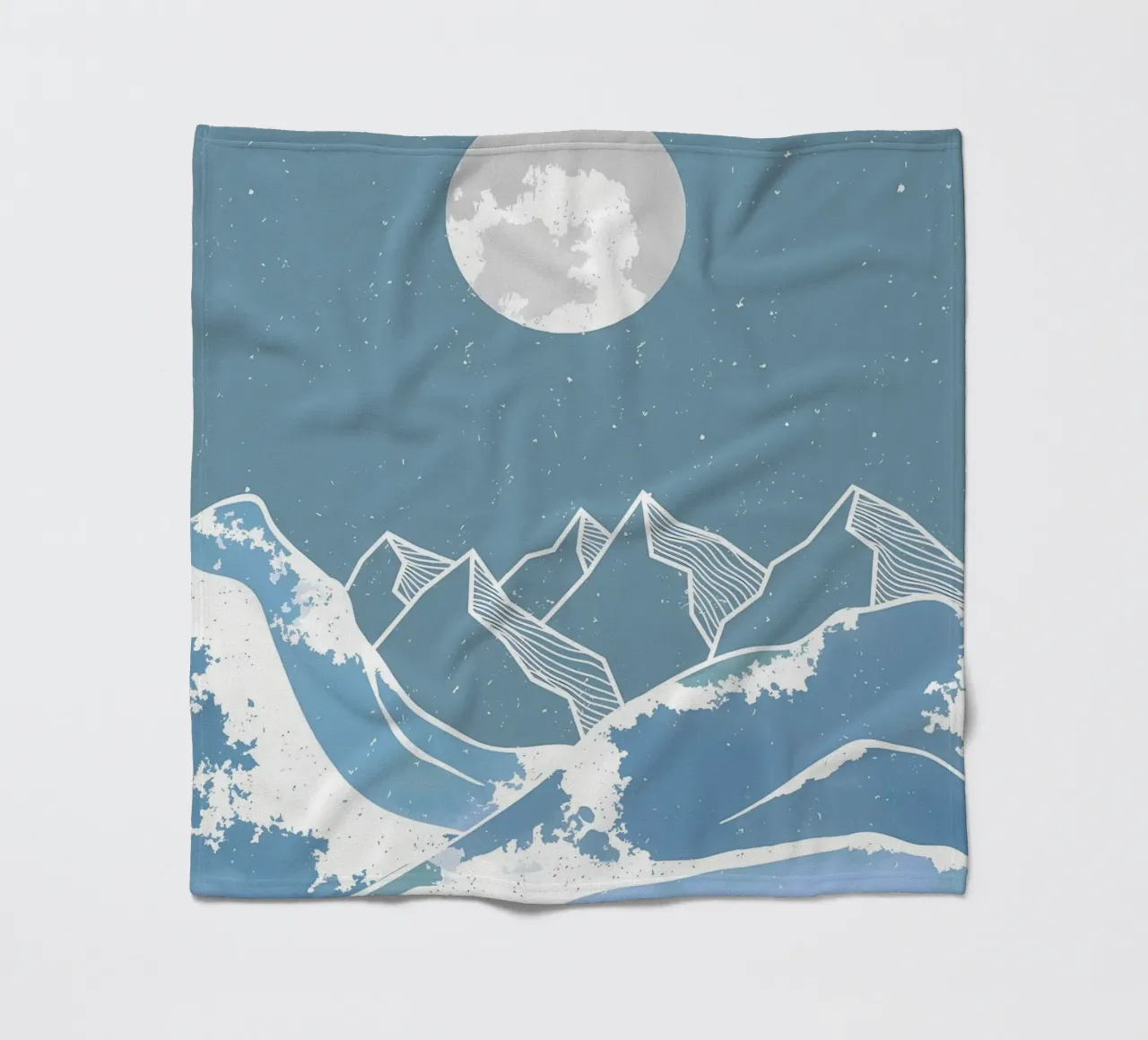 Montagna d'oro di notte coperta in pile da Albert S Jacob
