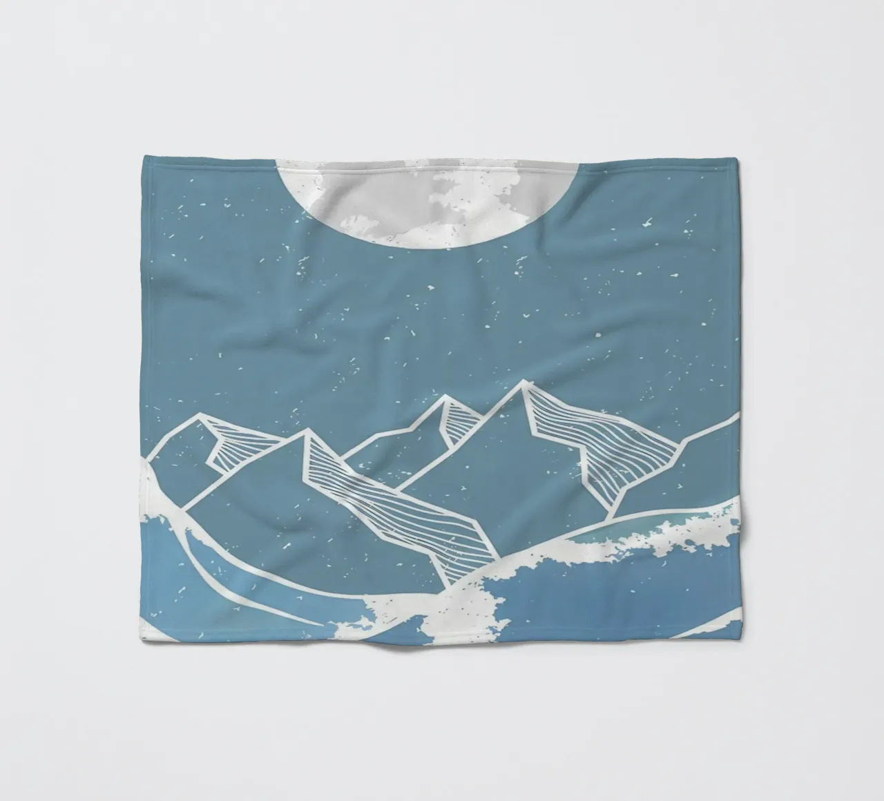 Montagna d'oro di notte coperta in pile da Albert S Jacob
