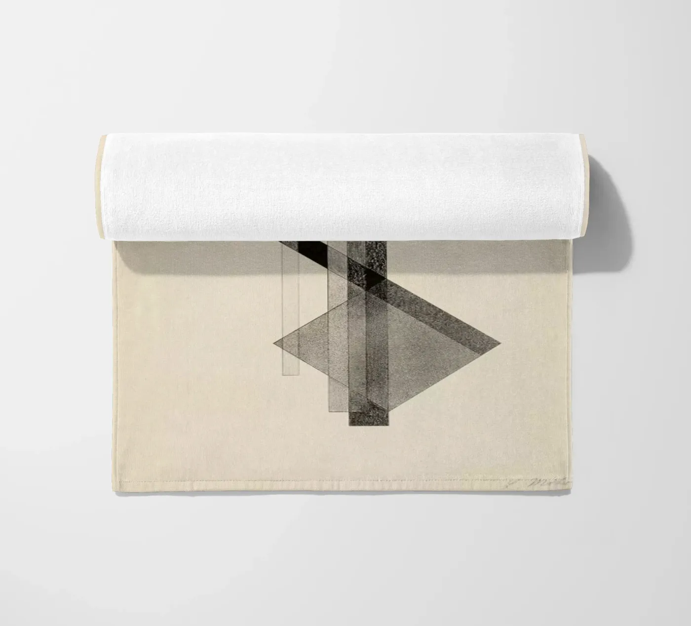 László Moholy-Nagy - Constructions beach towel by ARTOTHEK