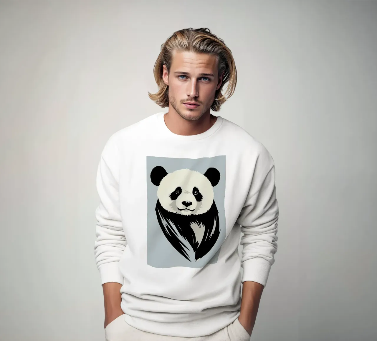 Panda carino felpa da James M Coyle