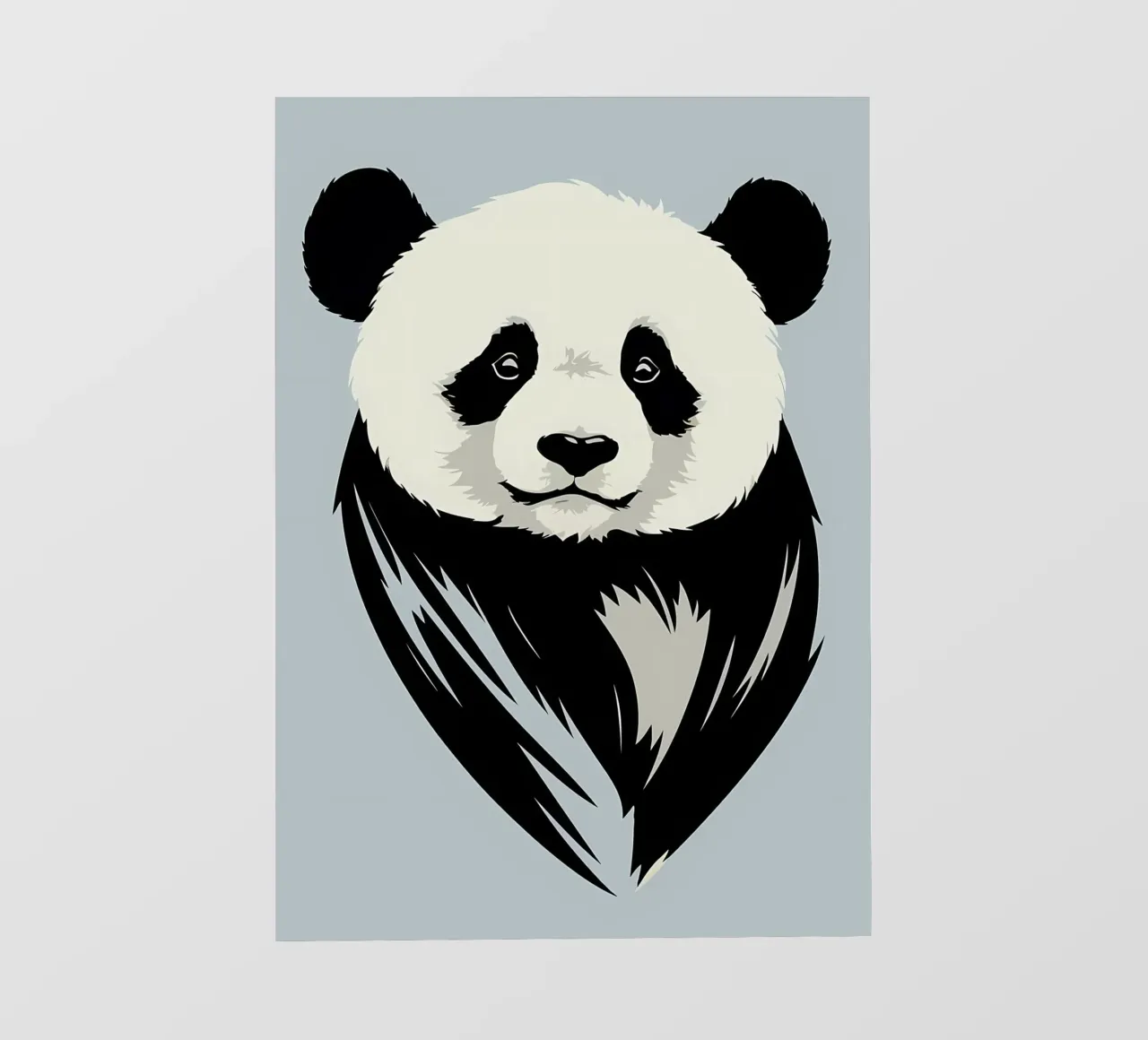 Panda carino telo in pvc da James M Coyle