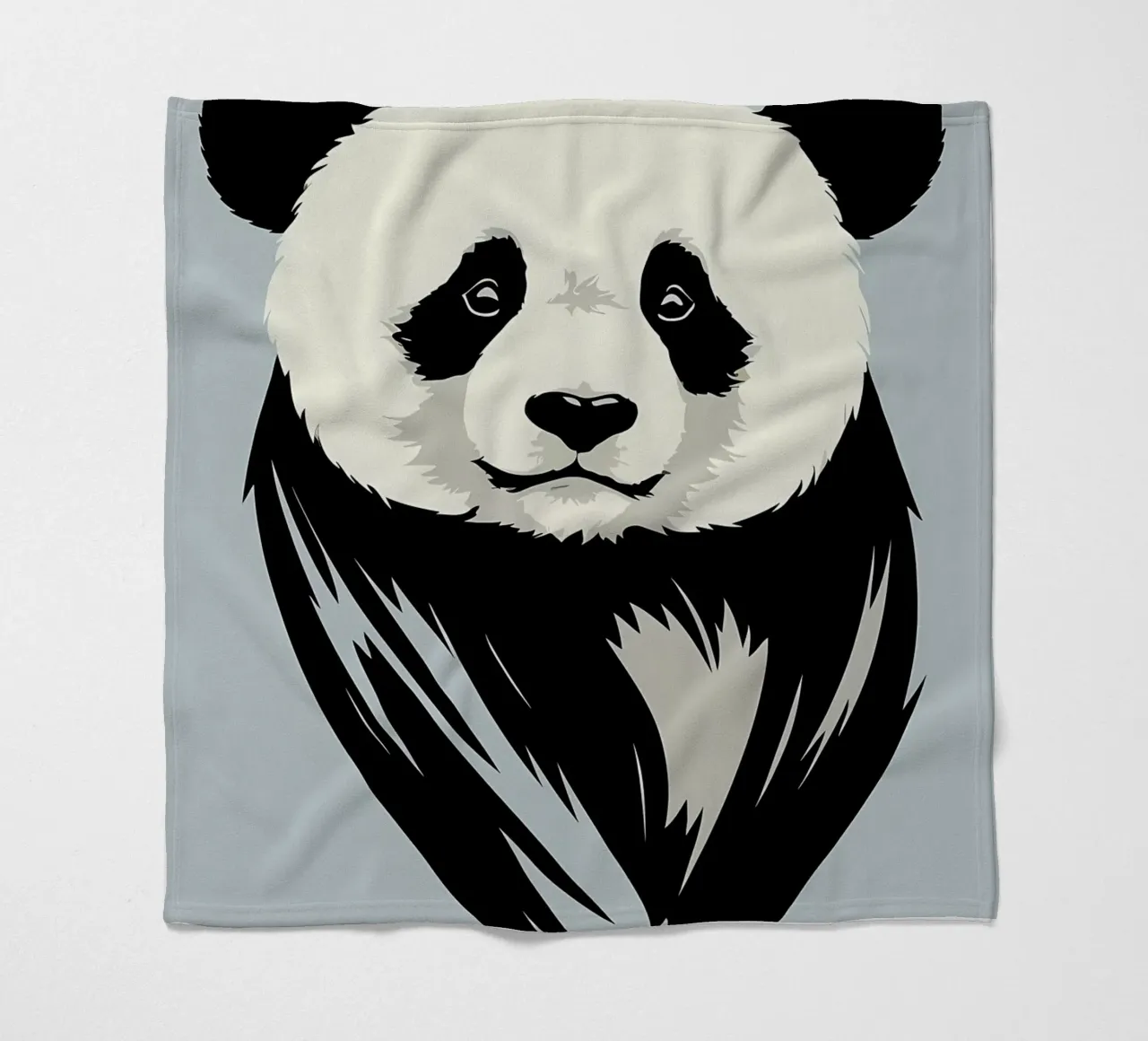 Panda mignon plaid polaire de James M Coyle