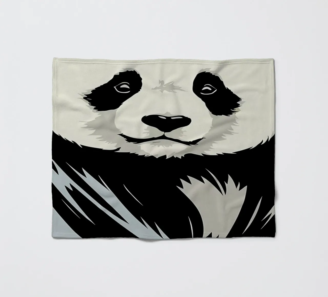 Panda mignon plaid polaire de James M Coyle