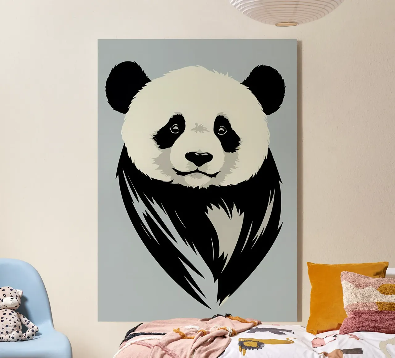 Panda mignon plexiglas de James M Coyle