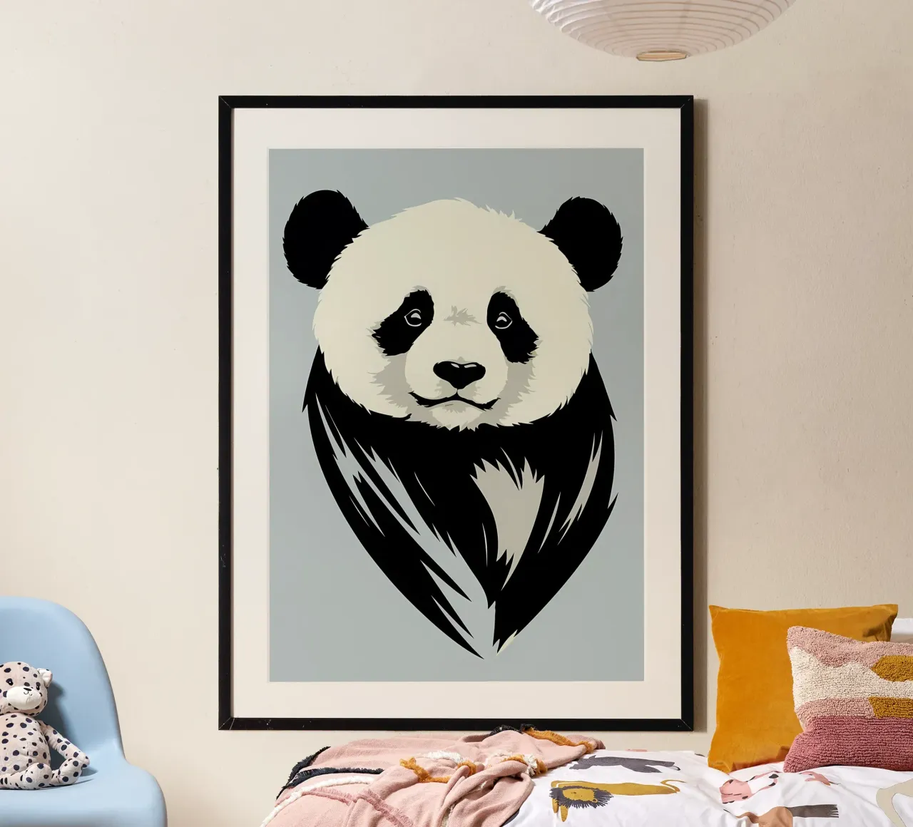 Cute Panda poster by James M Coyle