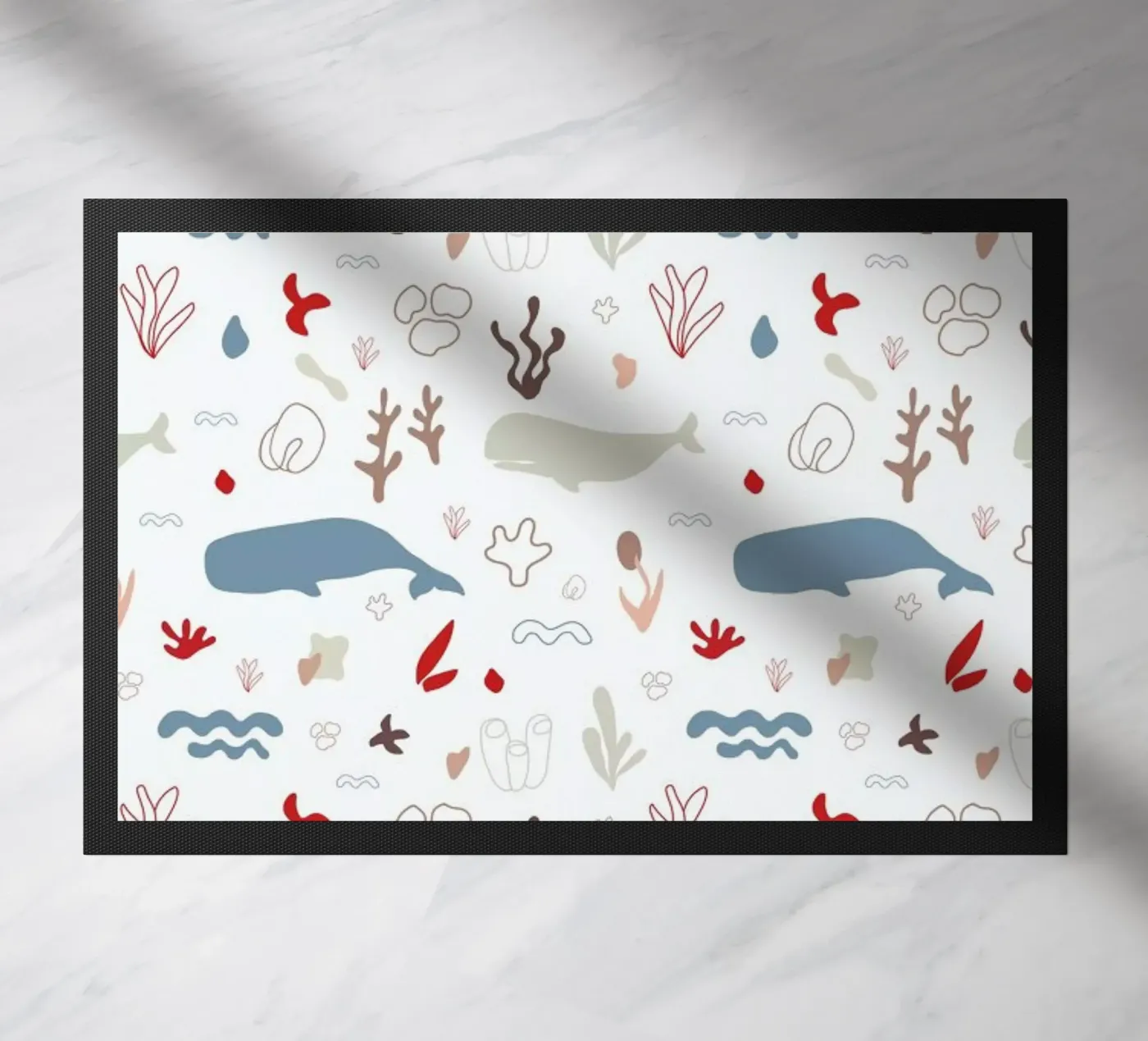 Beach doormat by Sabrina Ziegenhorn