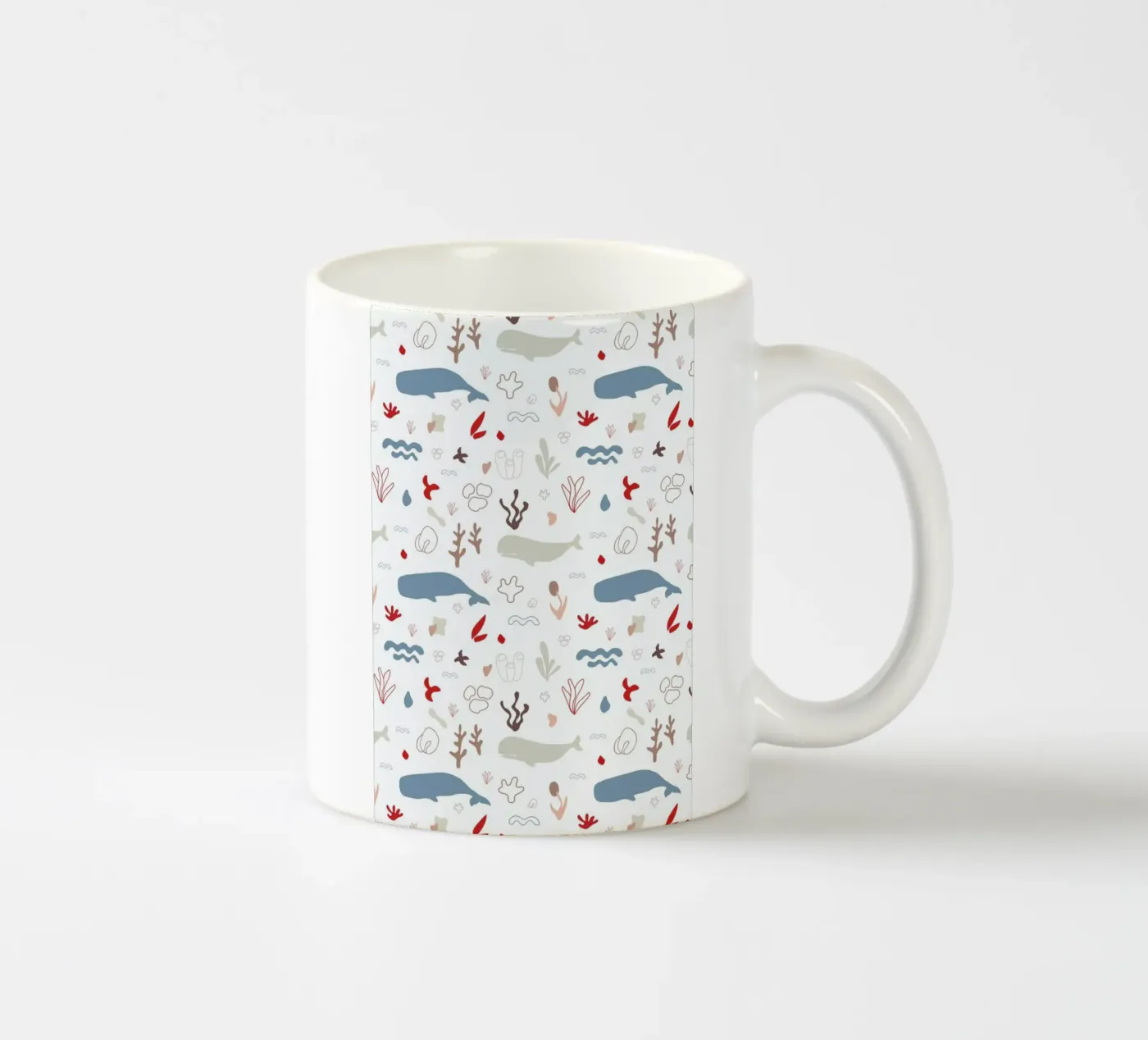 Beach ceramic mug by Sabrina Ziegenhorn