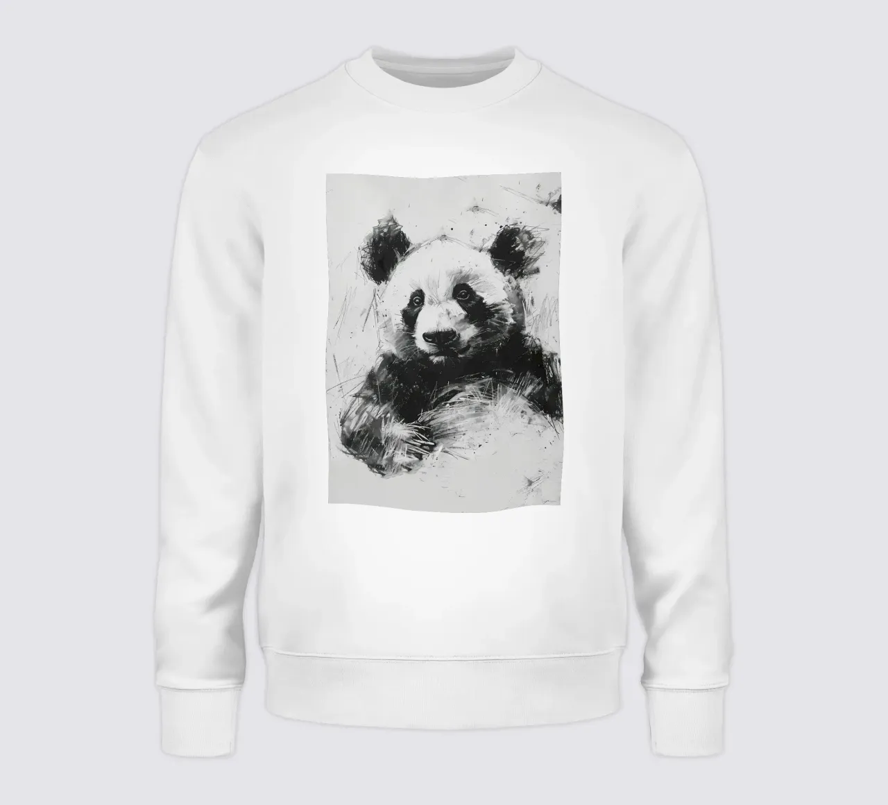 Panda in carbone felpa da James M Coyle