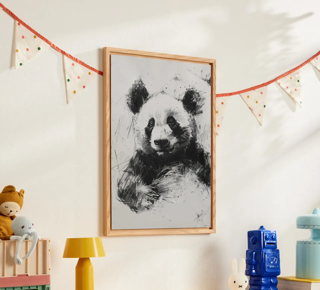 Panda in carbone plexiglass da James M Coyle