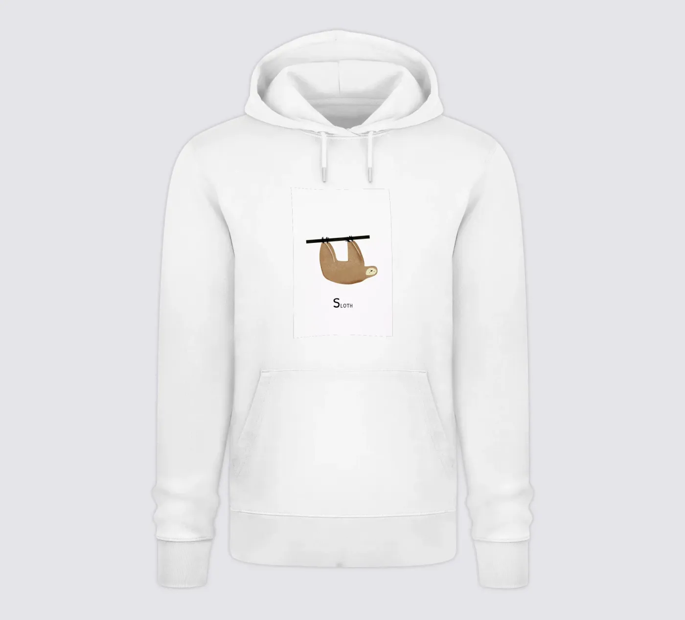 Sloth hoodie van Little Flourishes