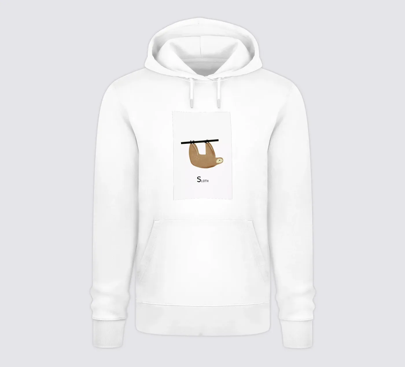 Sloth hoodie van Little Flourishes