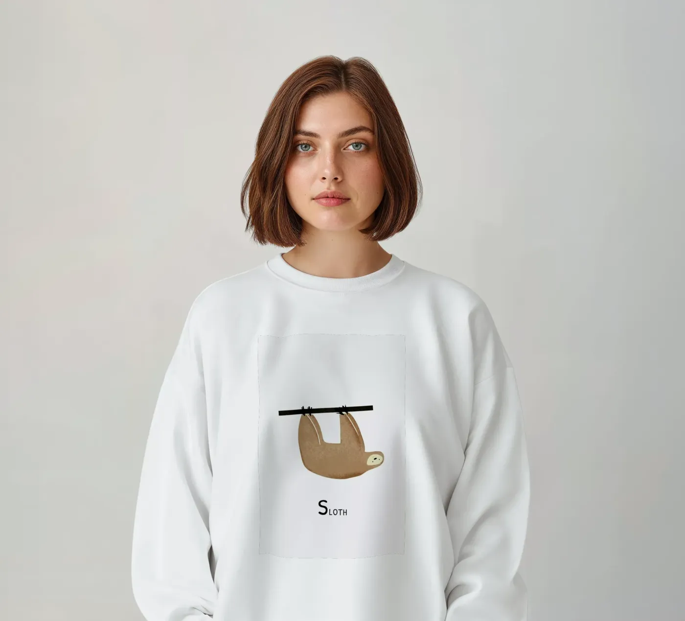 Sloth sweatshirt by Little Flourishes