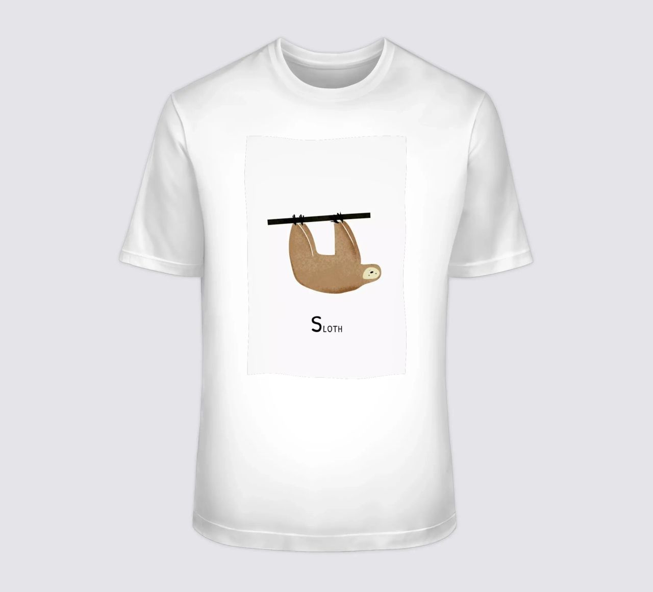Sloth t-shirt da Little Flourishes