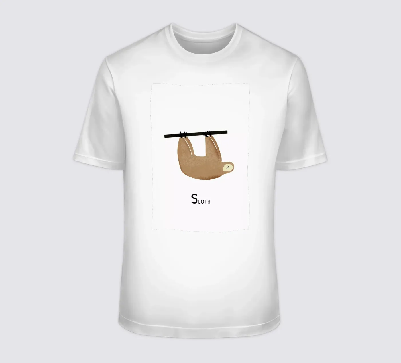 Sloth t-shirt da Little Flourishes