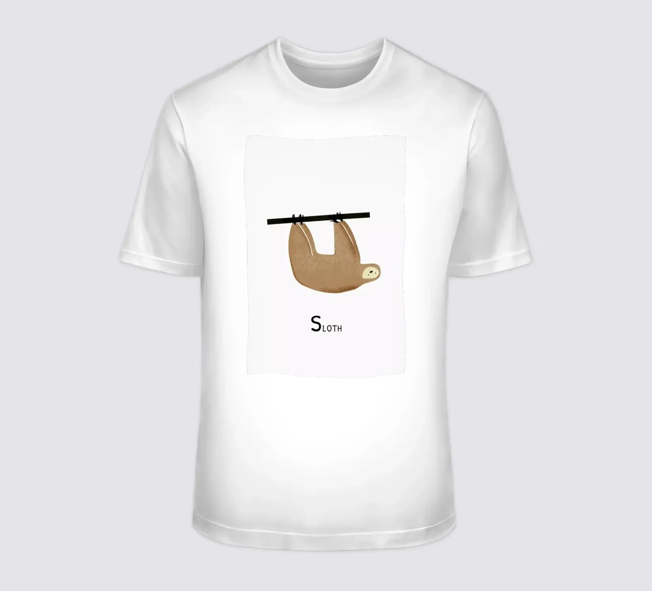 Sloth t-shirt by Little Flourishes