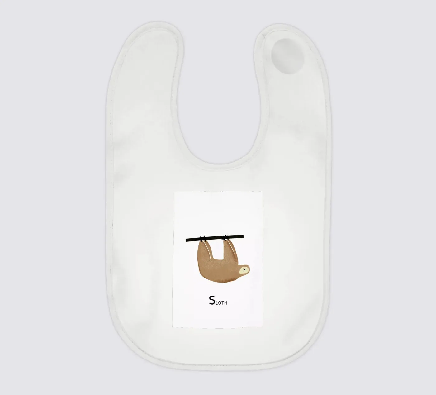 Sloth baby slabbetje van Little Flourishes