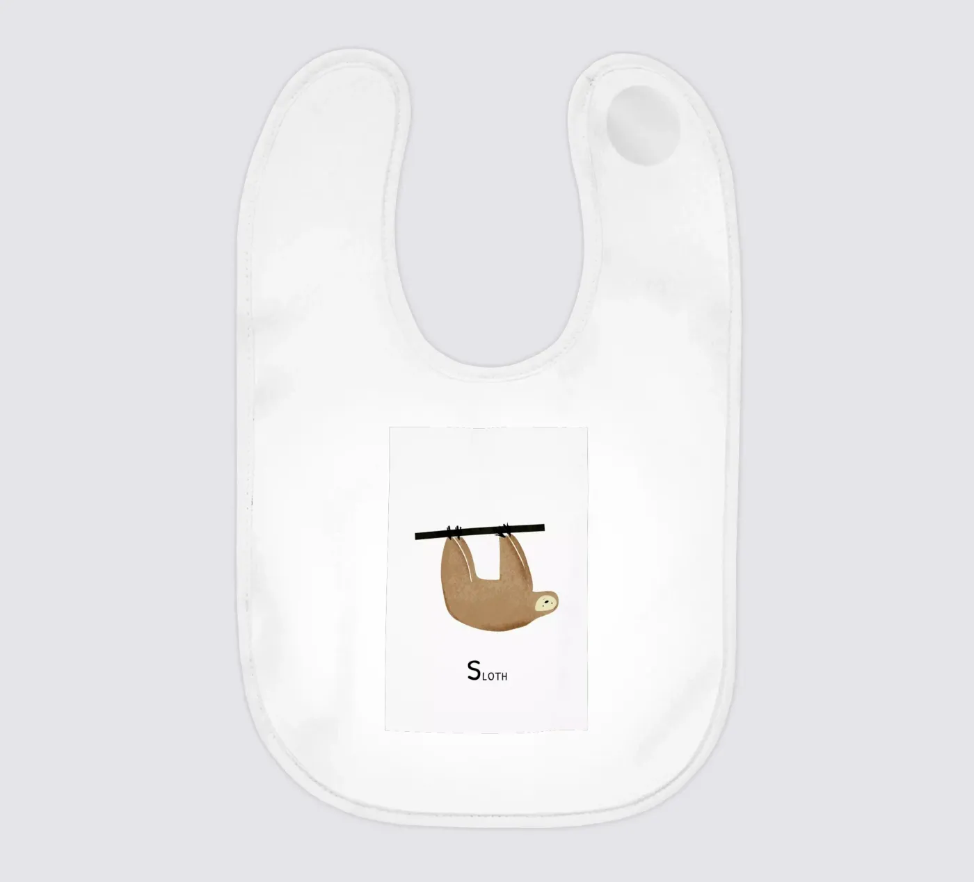 Sloth bavaglino da Little Flourishes