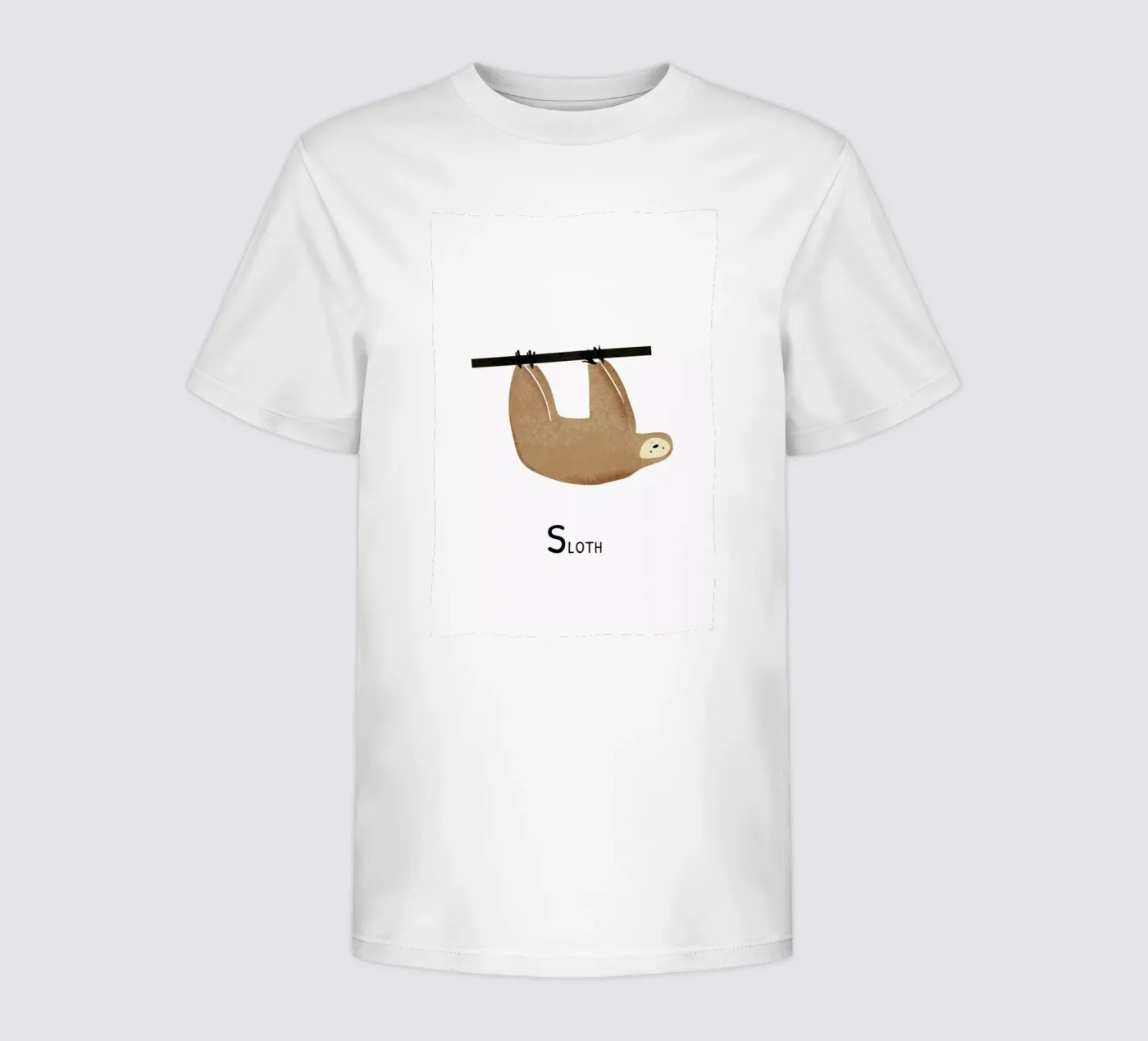 Sloth kinder t-shirt van Little Flourishes