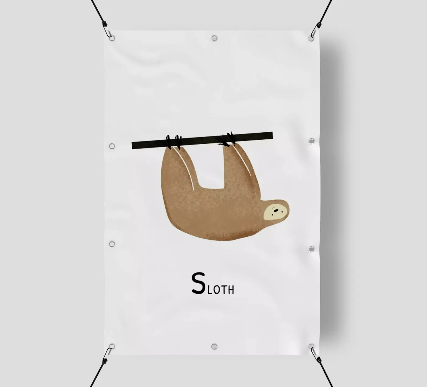 Sloth telo in pvc da Little Flourishes