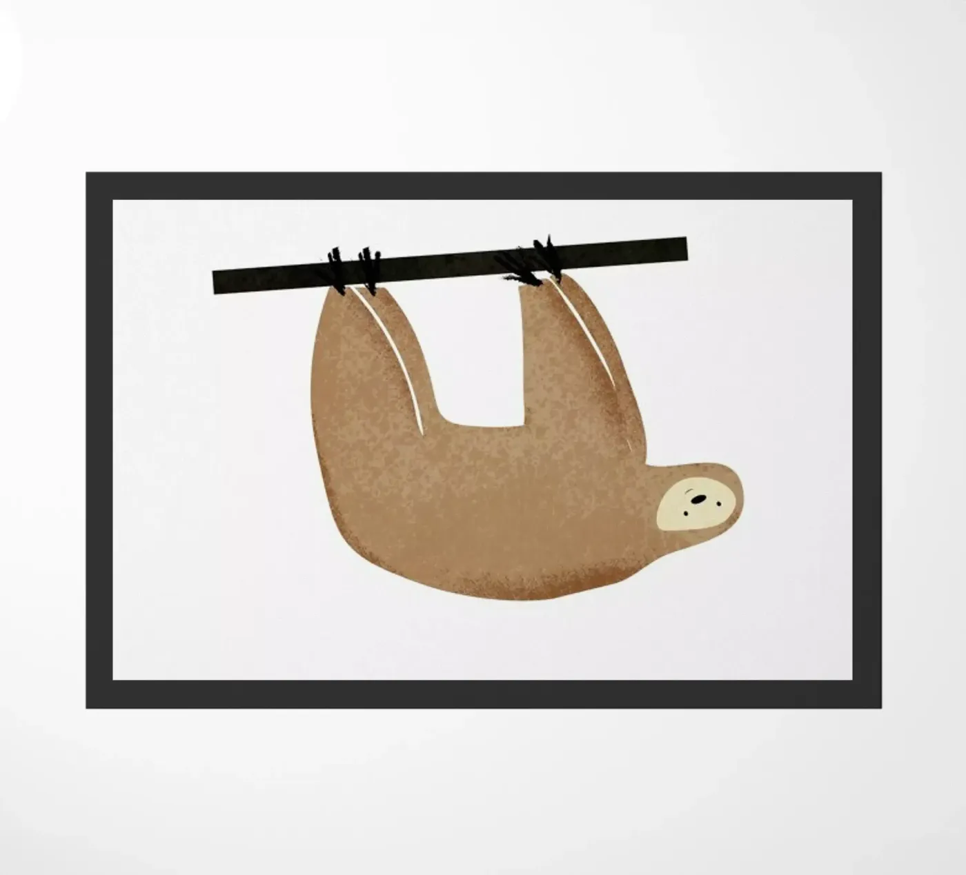 Sloth doormat by Little Flourishes