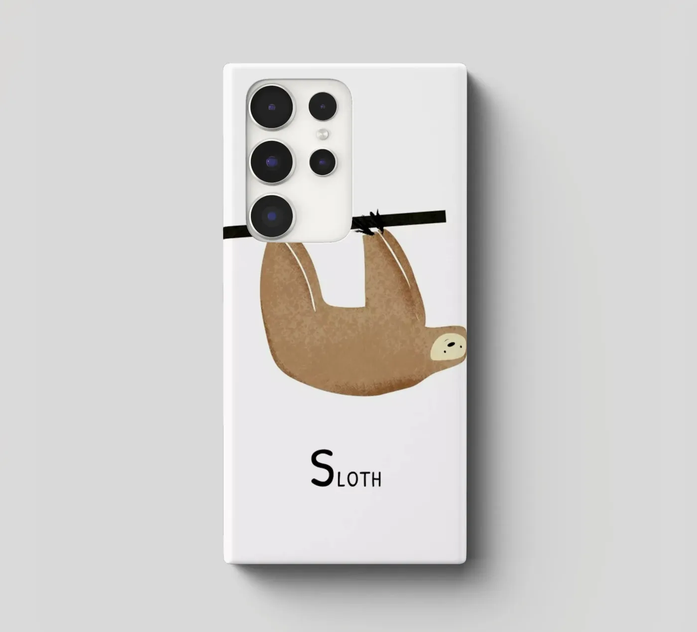 Sloth cover samsung da Little Flourishes