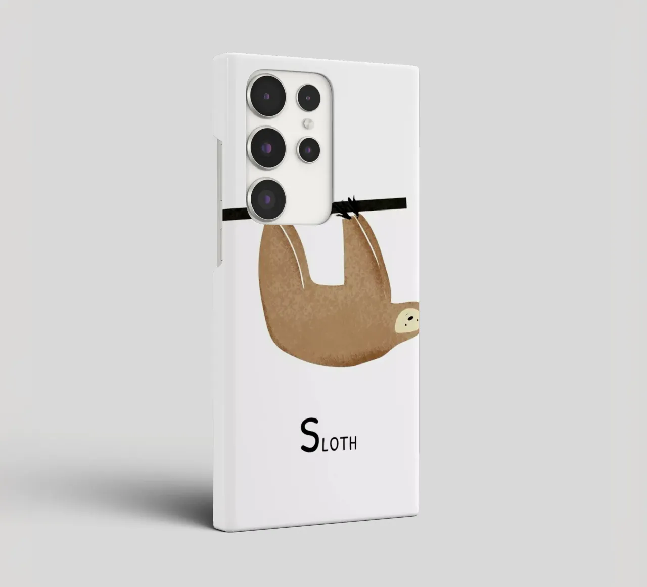 Sloth cover samsung da Little Flourishes