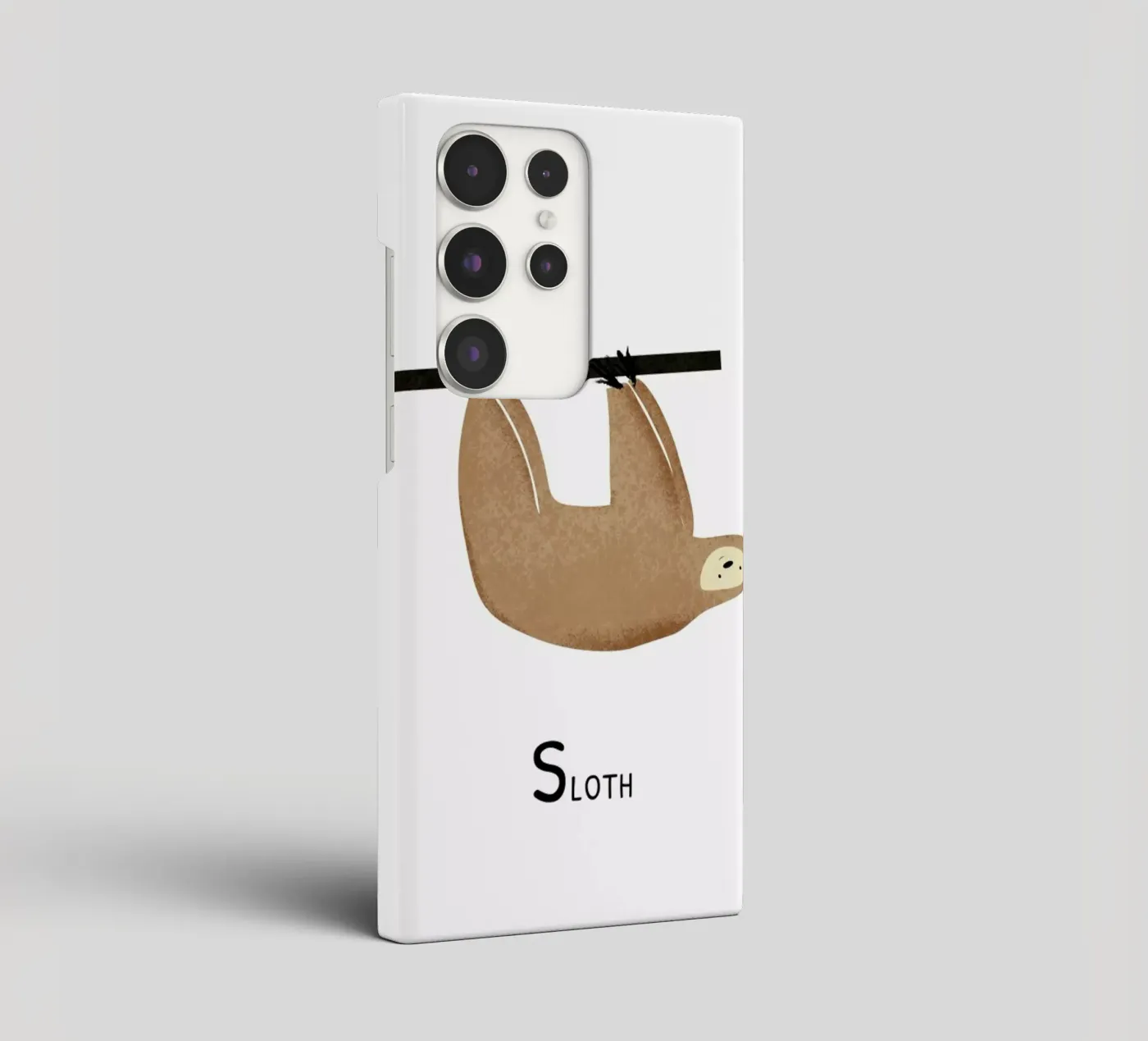 Sloth cover samsung da Little Flourishes