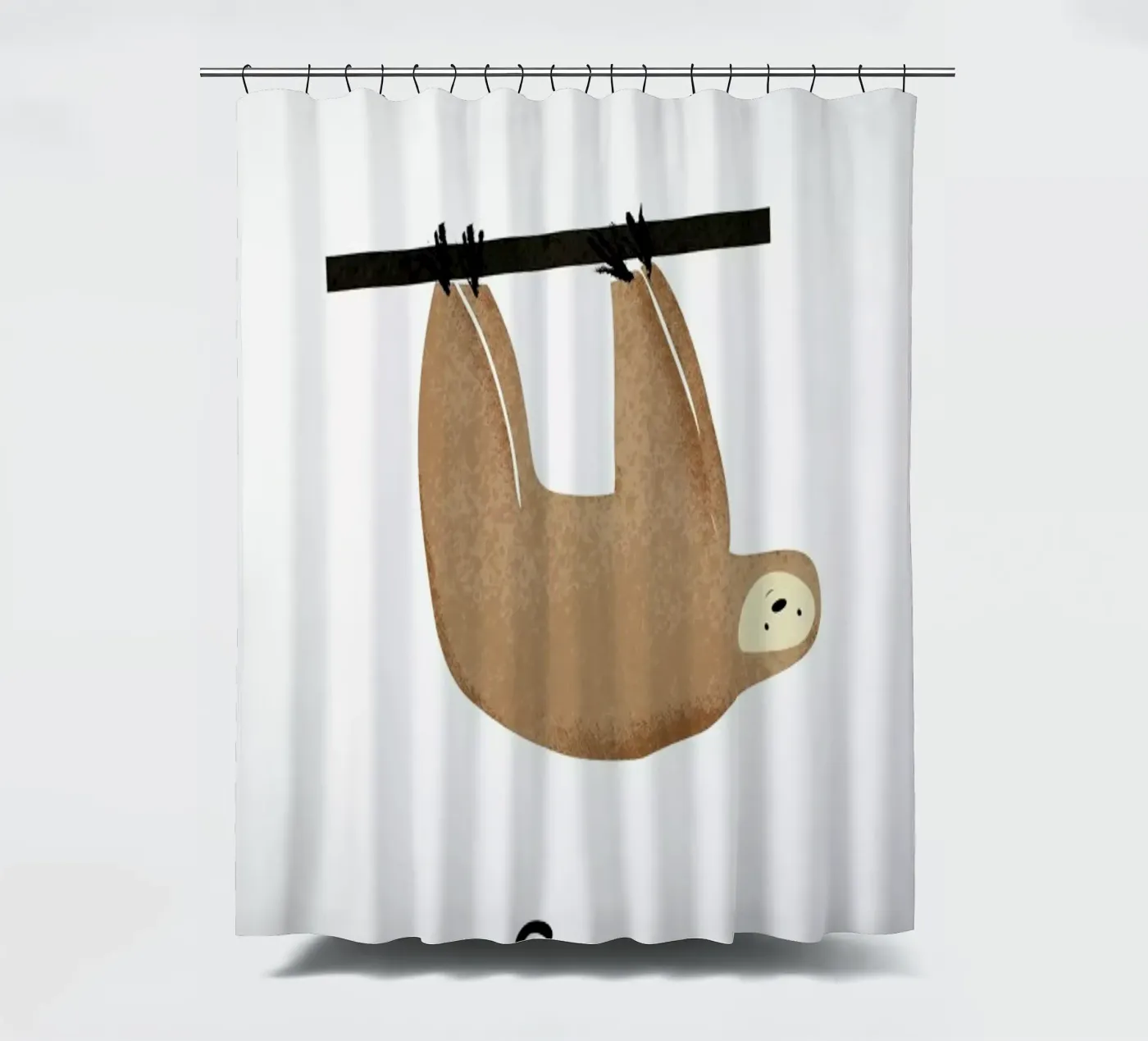 Sloth Duschvorhang von Little Flourishes