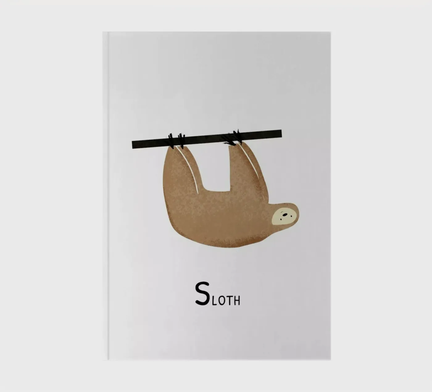 Sloth notebook by Little Flourishes