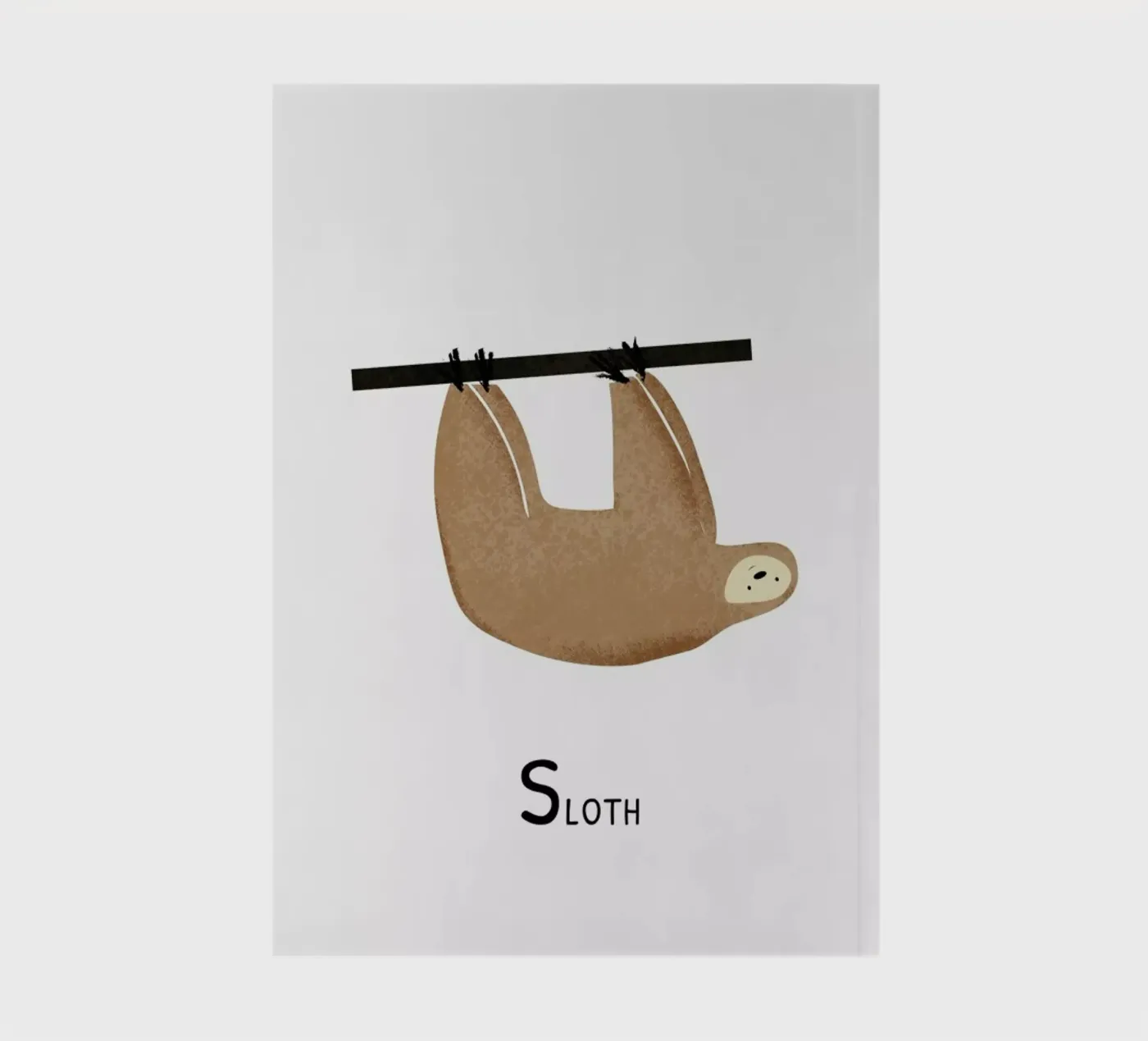 Sloth notebook by Little Flourishes