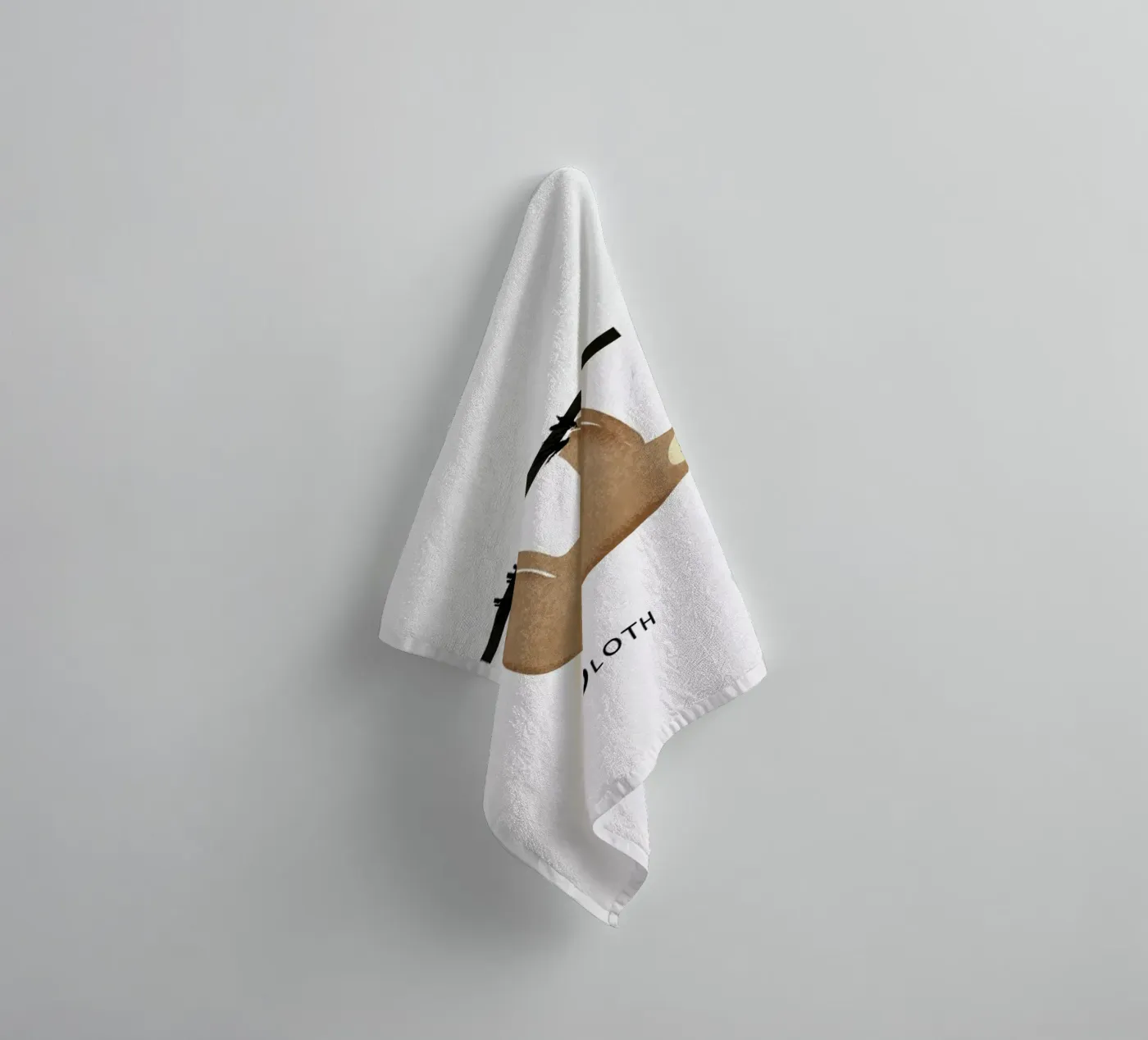 Sloth asciugamano da bagno da Little Flourishes