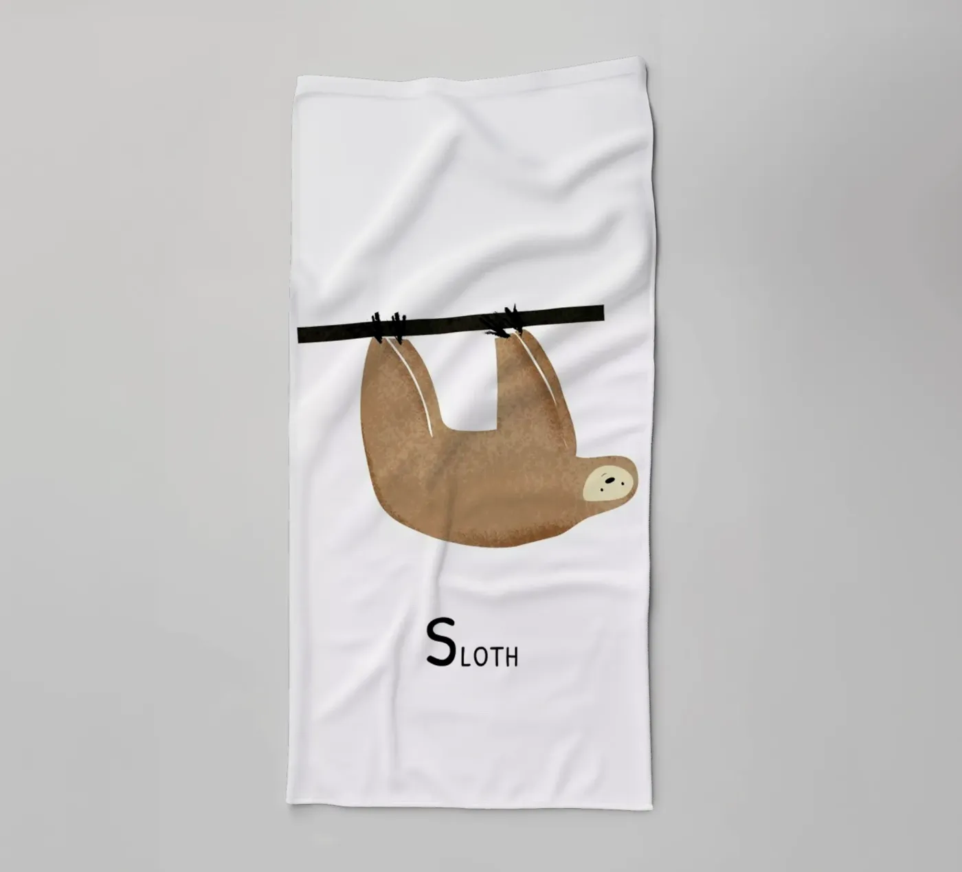 Sloth Handtuch von Little Flourishes