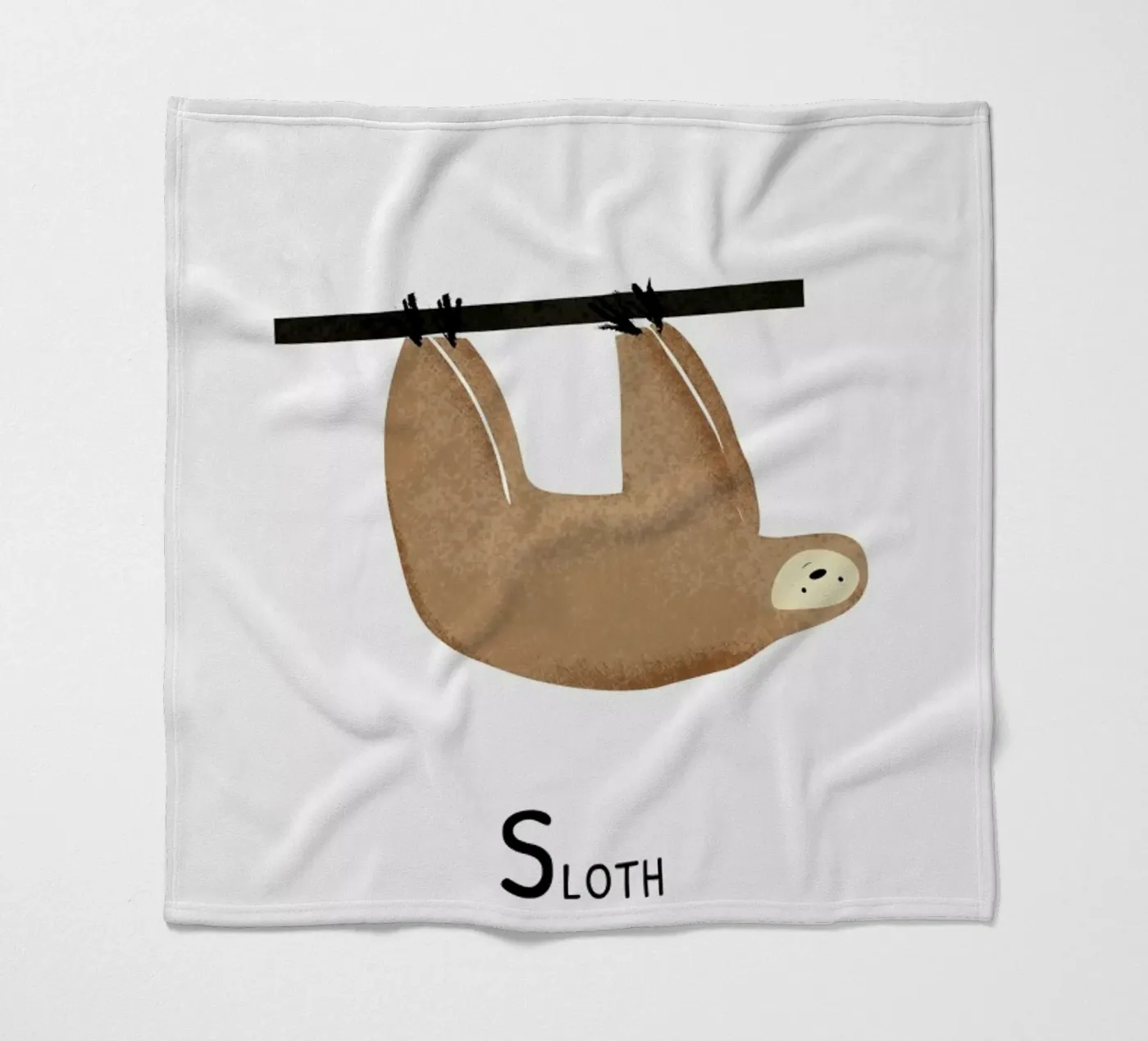 Sloth fleecedeken van Little Flourishes