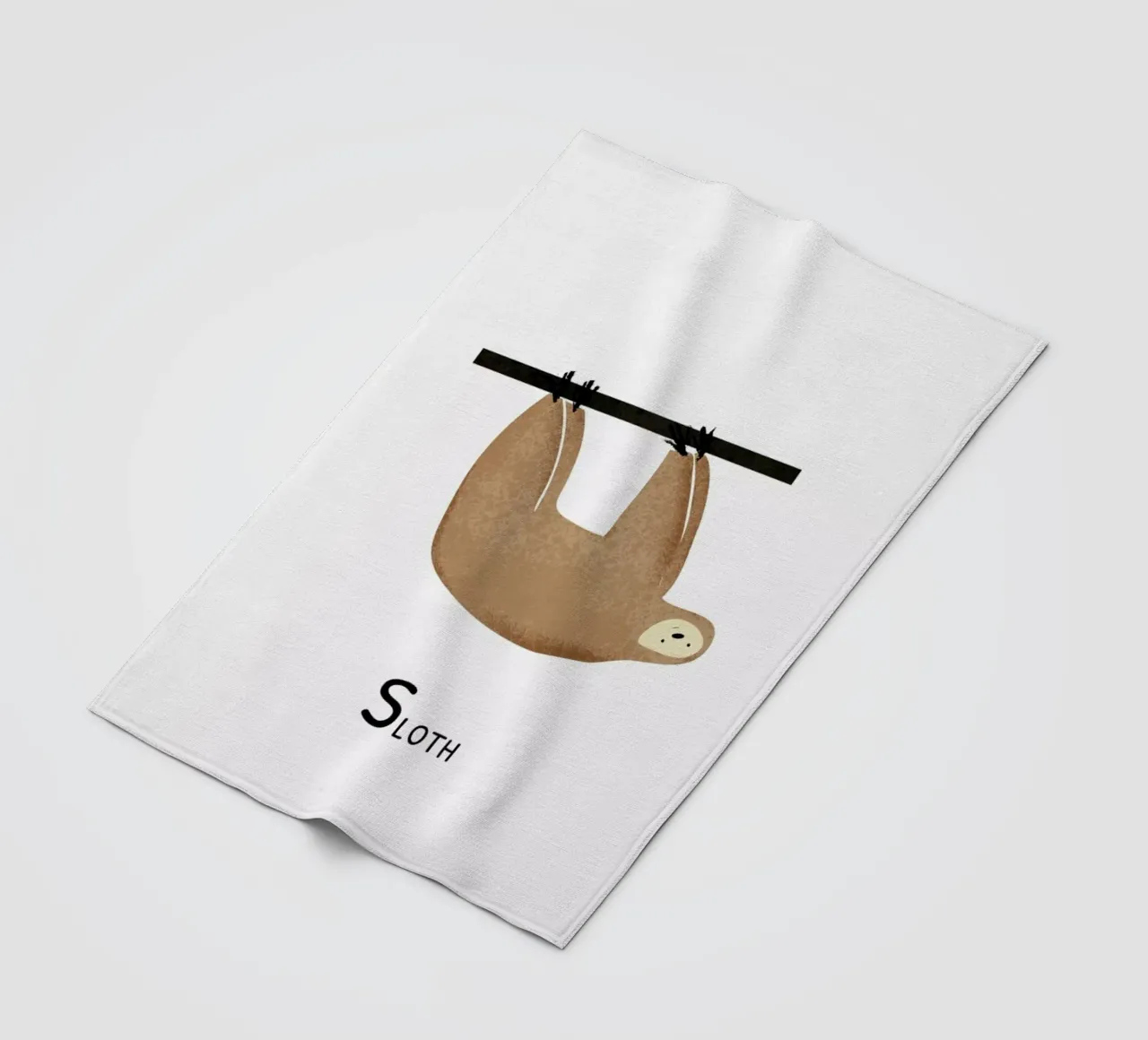 Sloth Fleecedecke von Little Flourishes