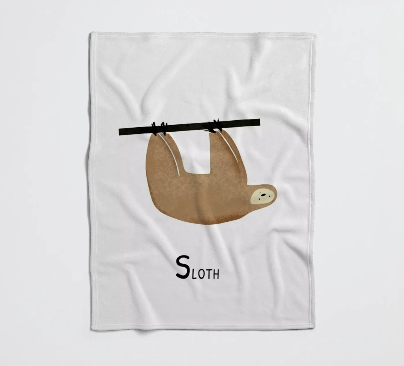 Sloth Fleecedecke von Little Flourishes
