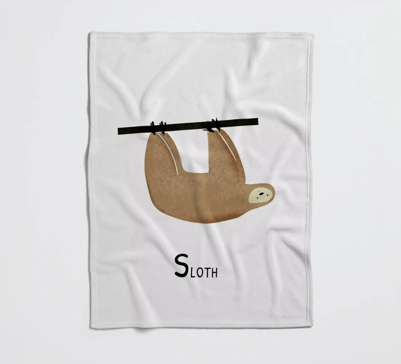 Sloth Fleecedecke von Little Flourishes