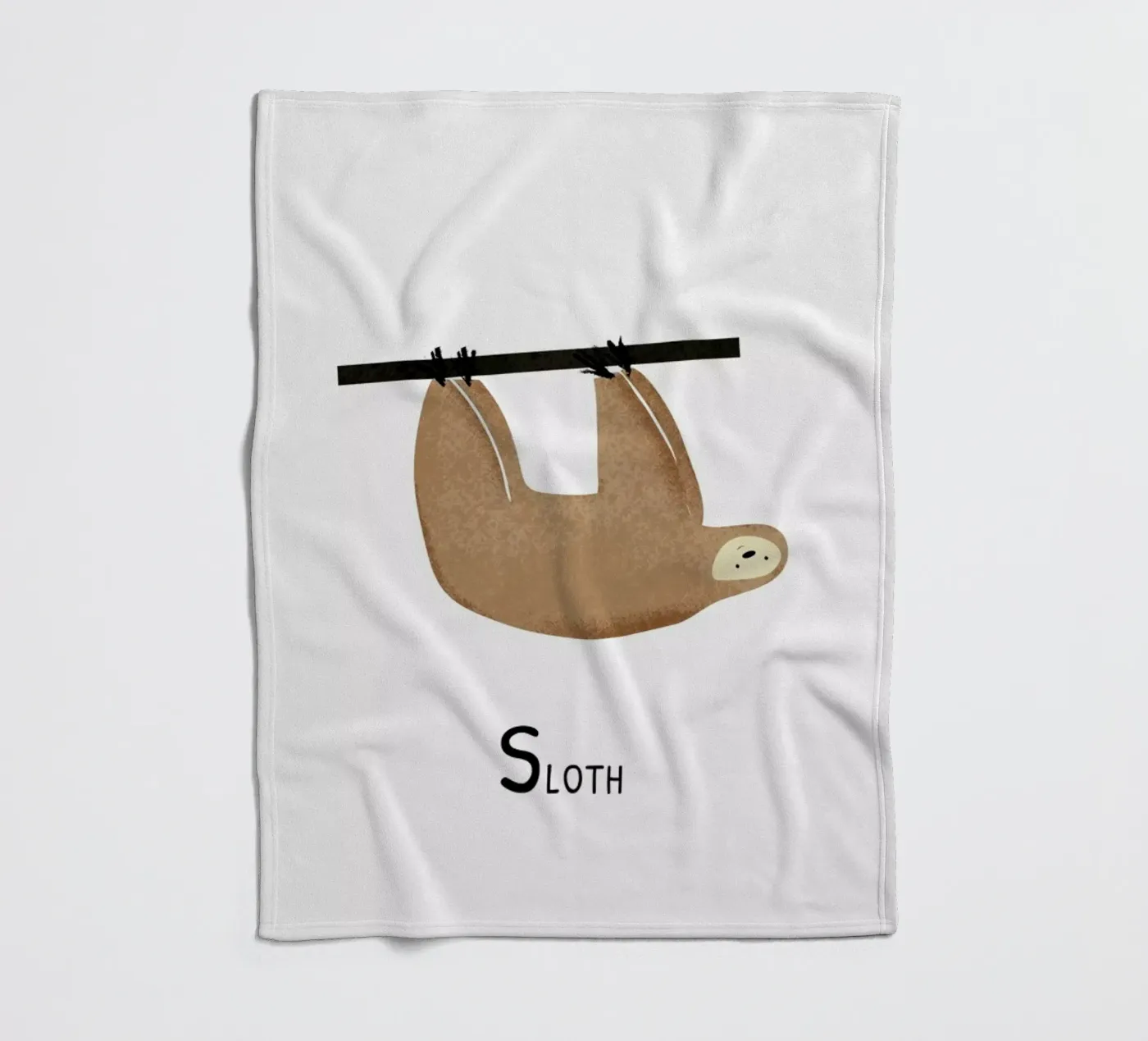 Sloth fleecedeken van Little Flourishes