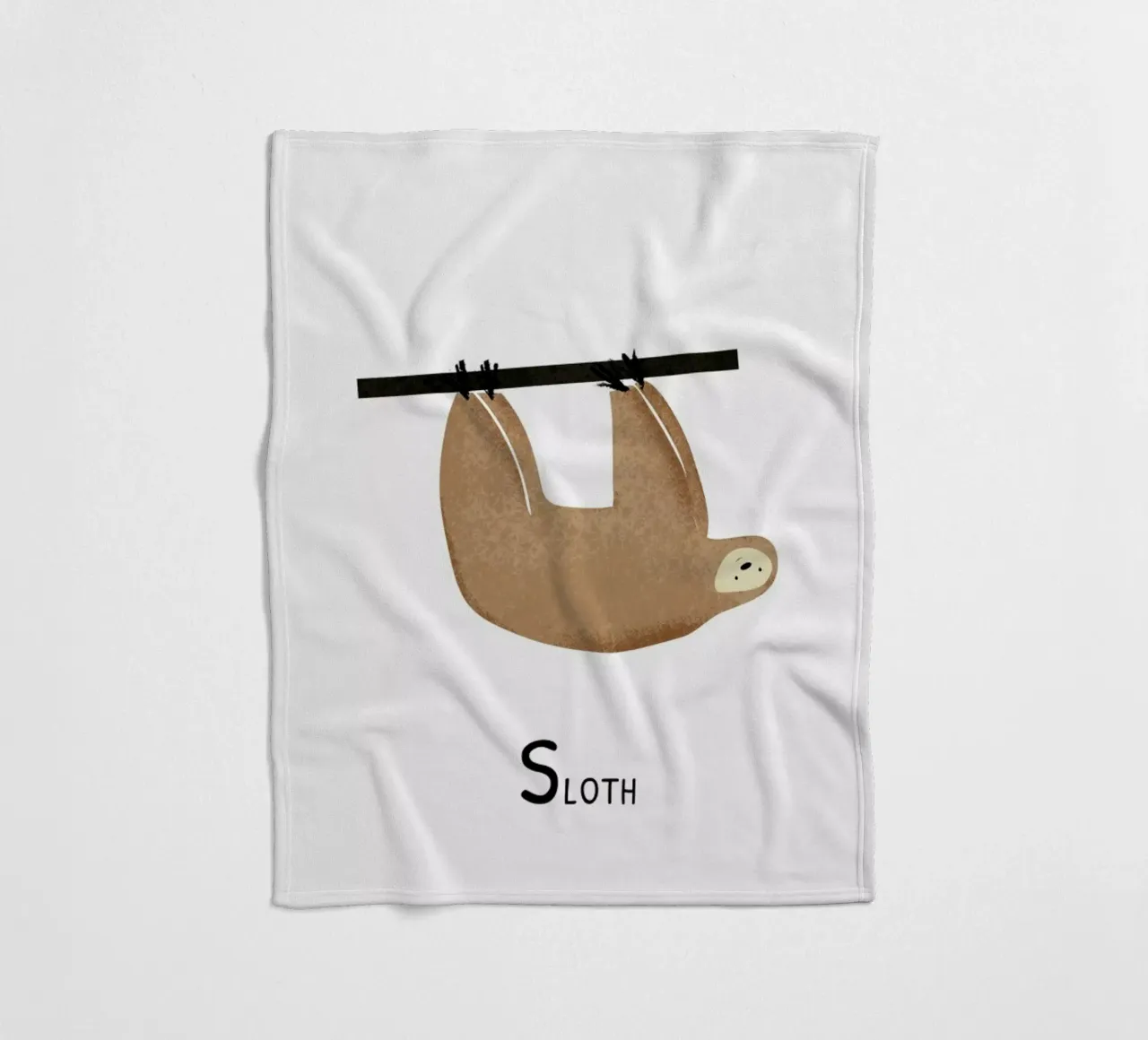 Sloth Fleecedecke von Little Flourishes