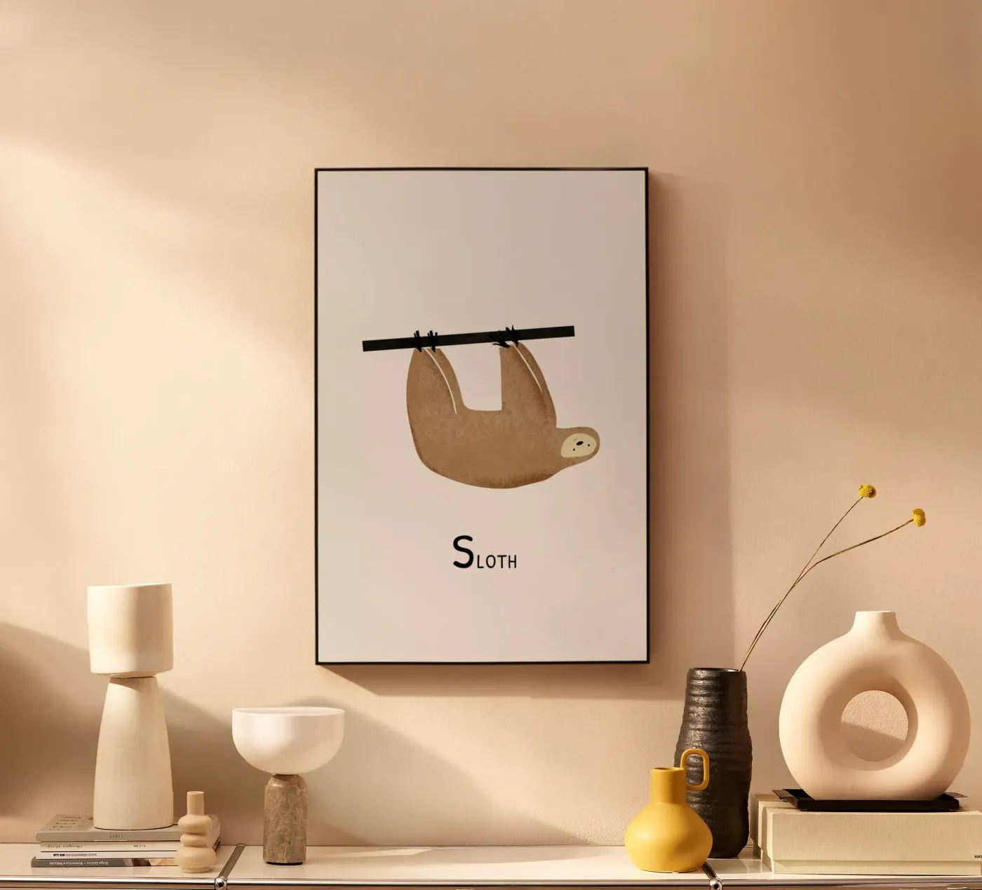 Sloth forex plate by Little Flourishes