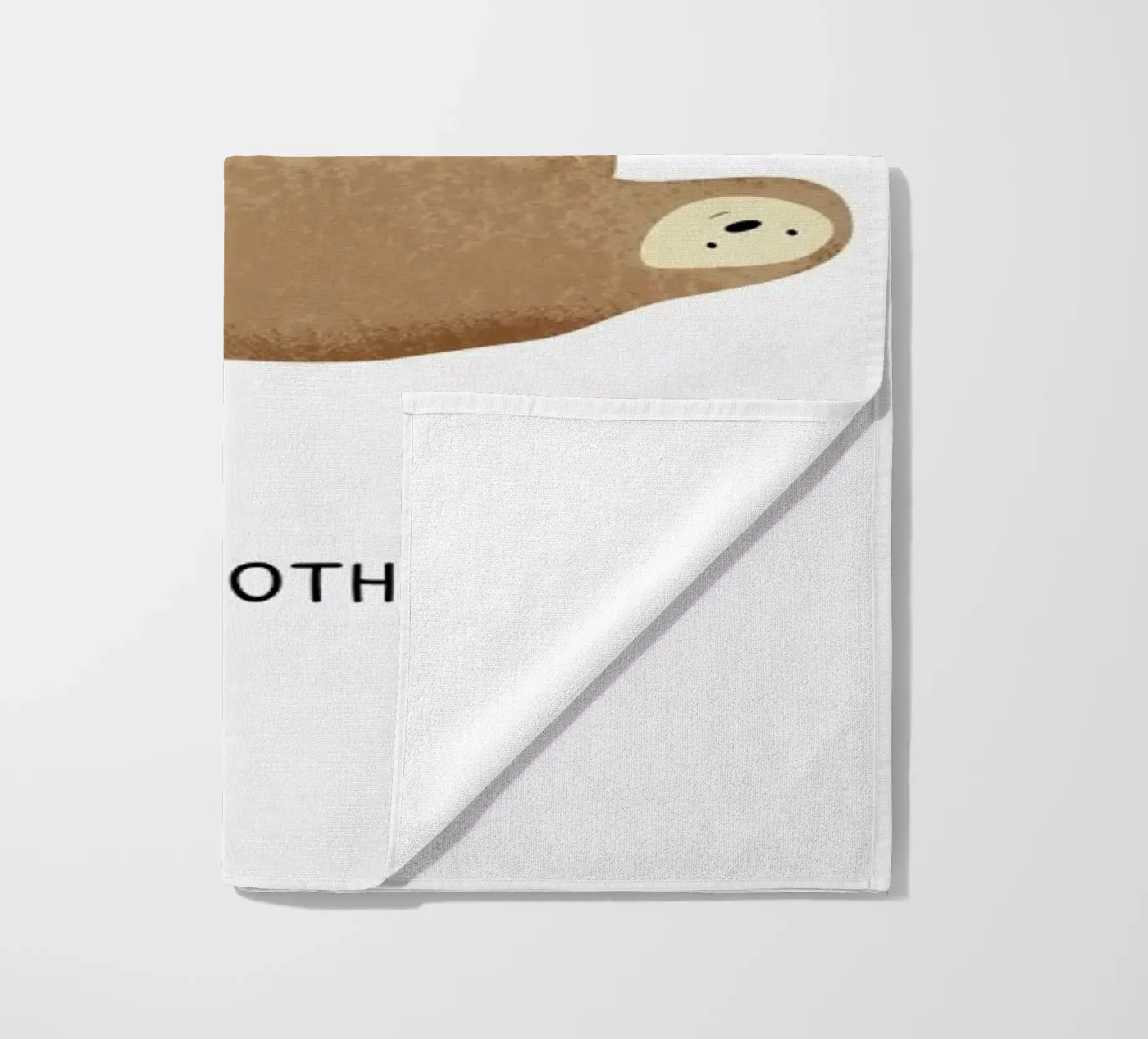 Sloth strandhanddoek van Little Flourishes