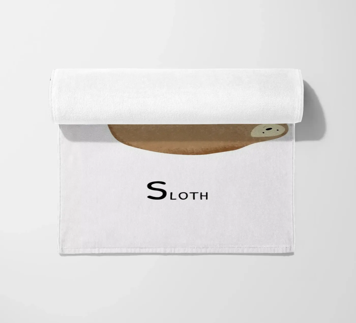 Sloth strandhanddoek van Little Flourishes