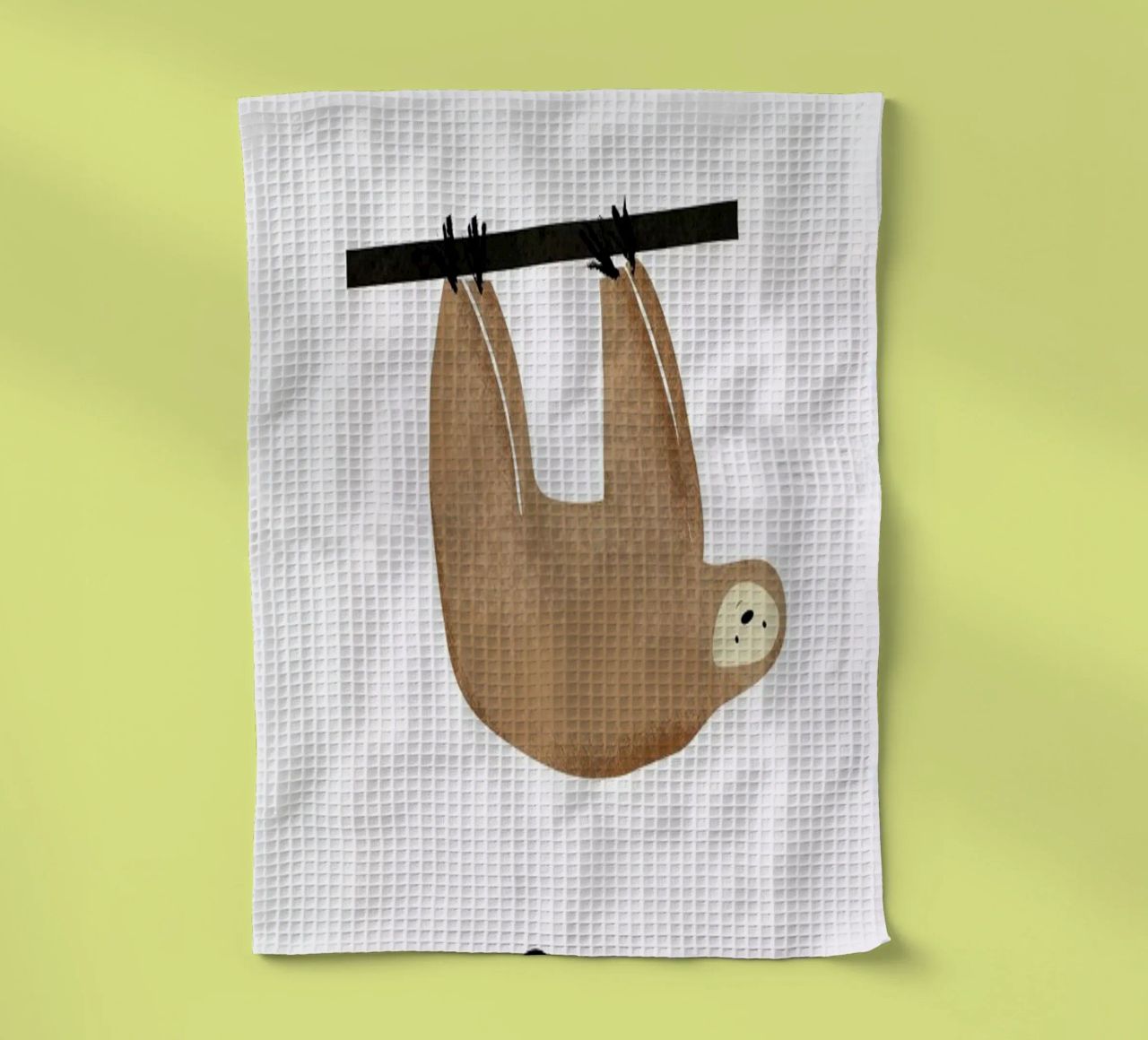 Sloth canovaccio da cucina da Little Flourishes