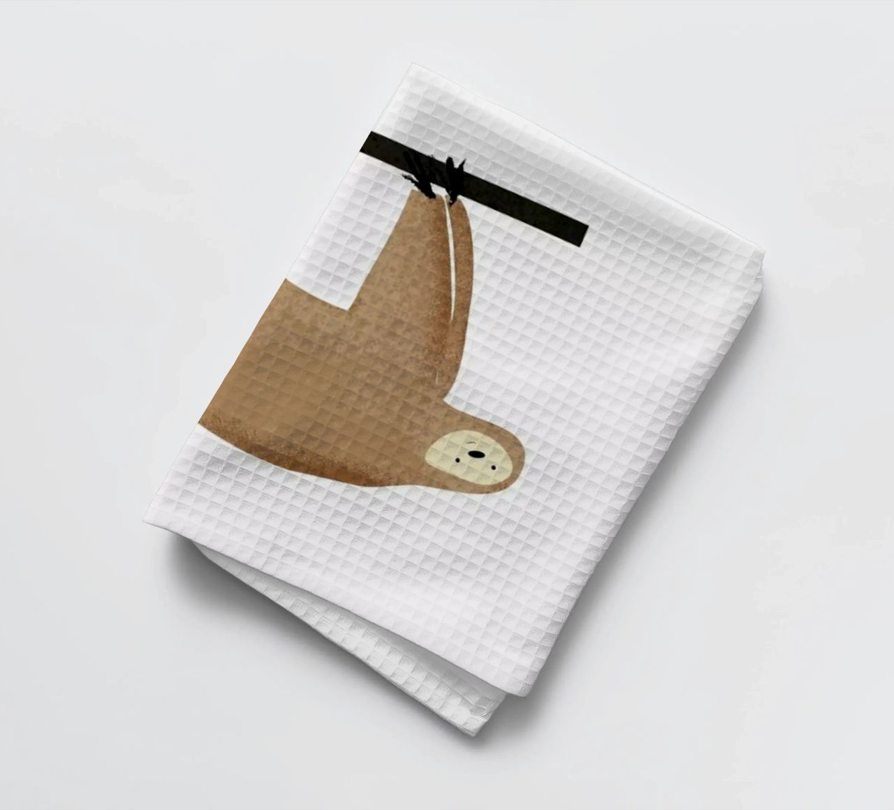 Sloth canovaccio da cucina da Little Flourishes