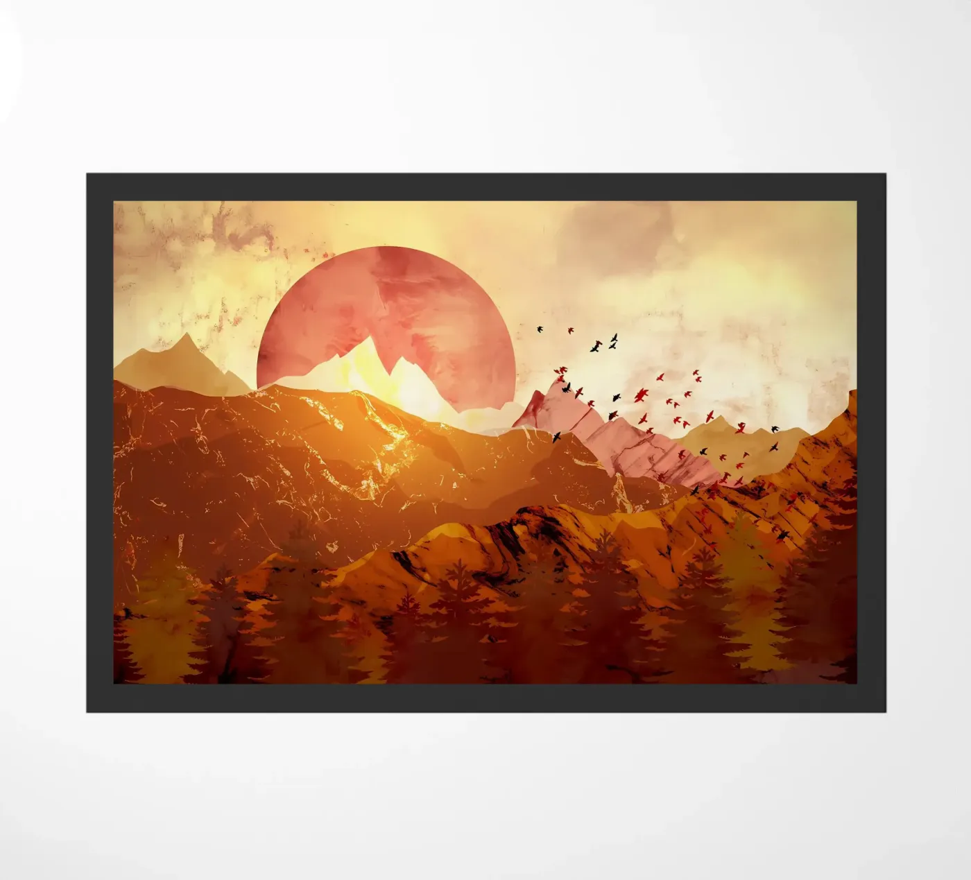 Summer Forest doormat by Albert S Jacob