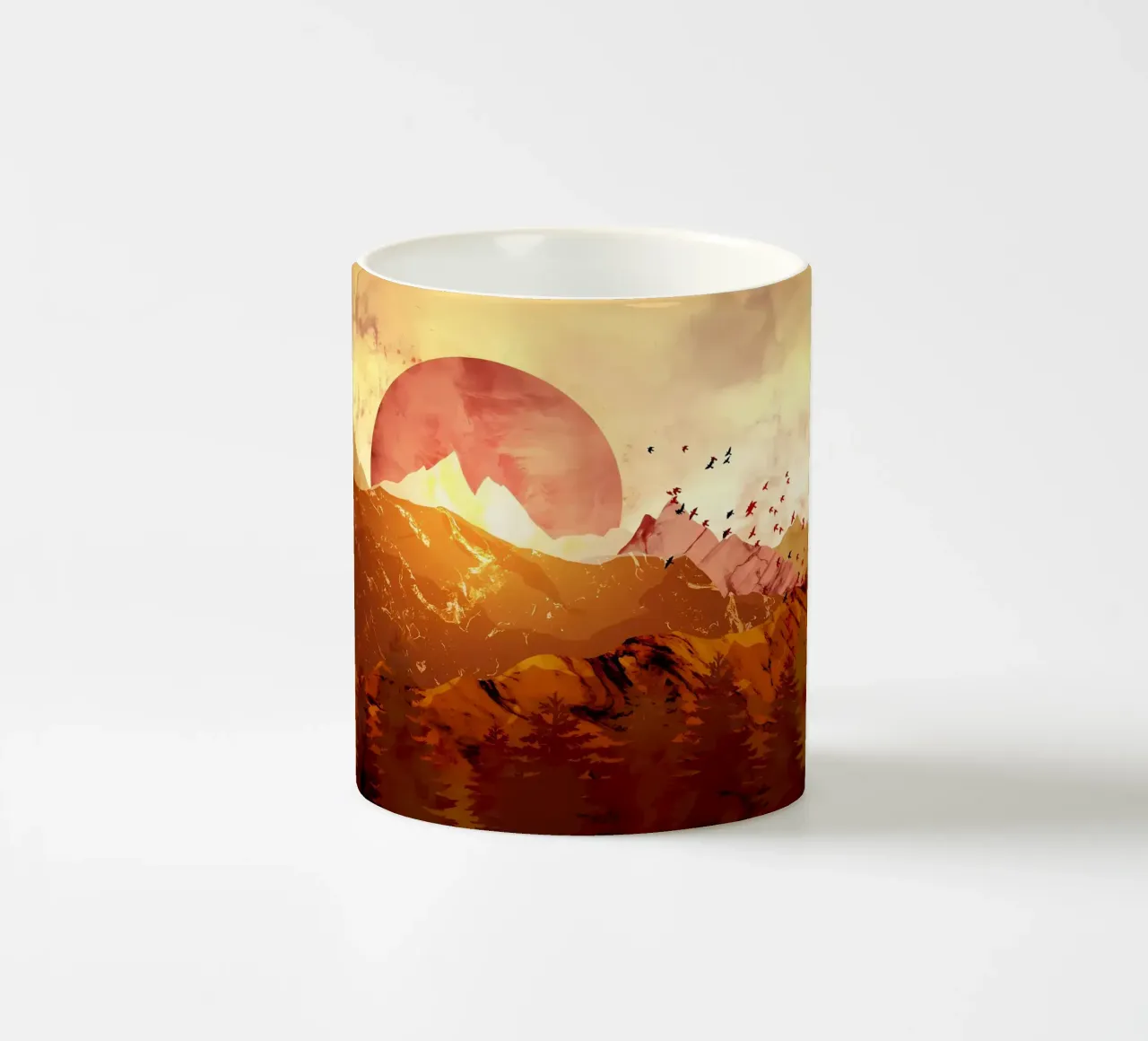 Foresta estiva tazza in ceramica da Albert S Jacob