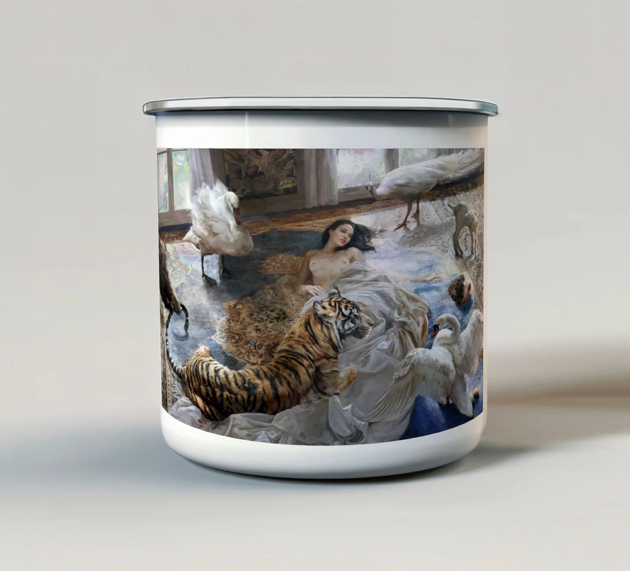 Guillermo Lorca The Offering tazza in smalto da Birgitart