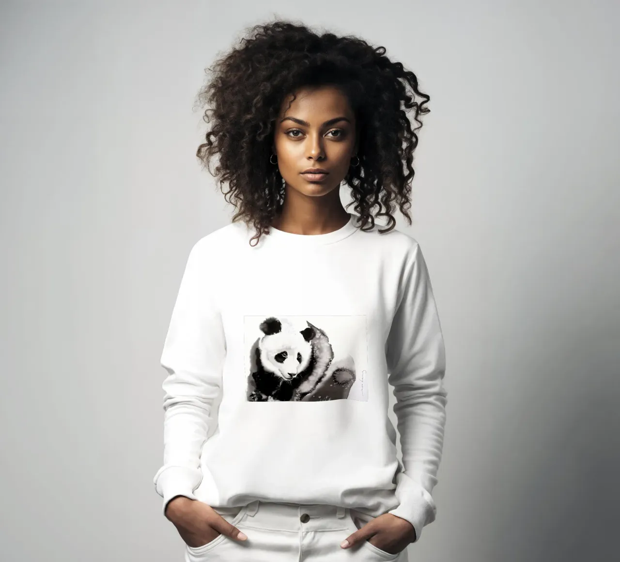 Panda accogliente2 felpa da James M Coyle