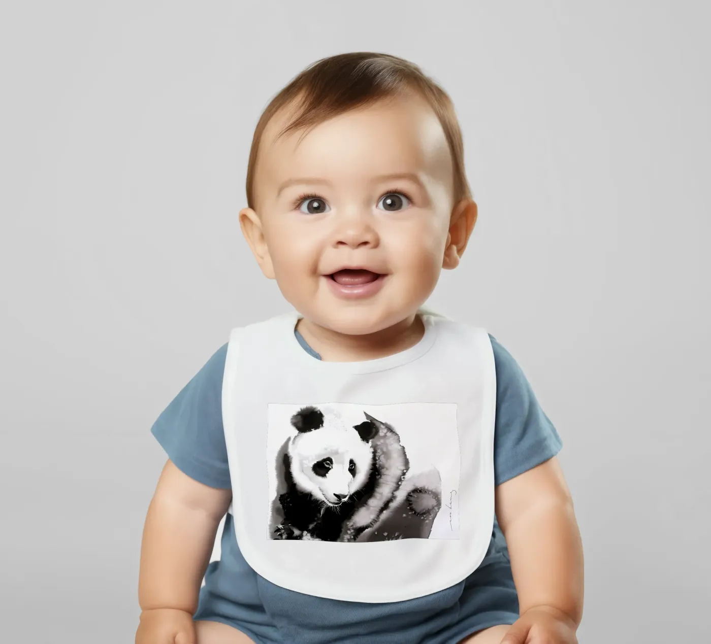 Panda accogliente2 bavaglino da James M Coyle